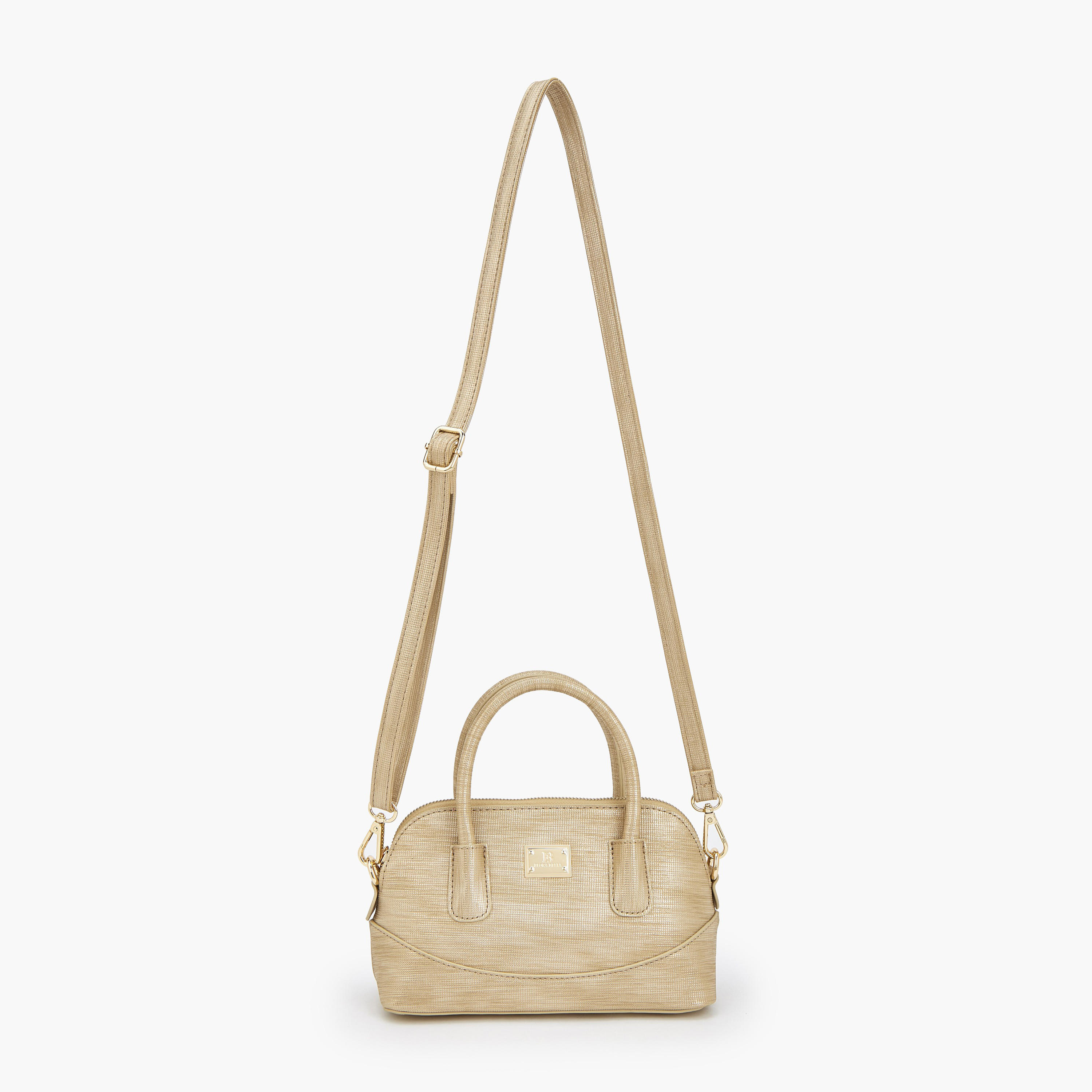 Flora Bella Textured Satchel Bag with Detachable Strap-women-bagsandwallets-handbags-image-2