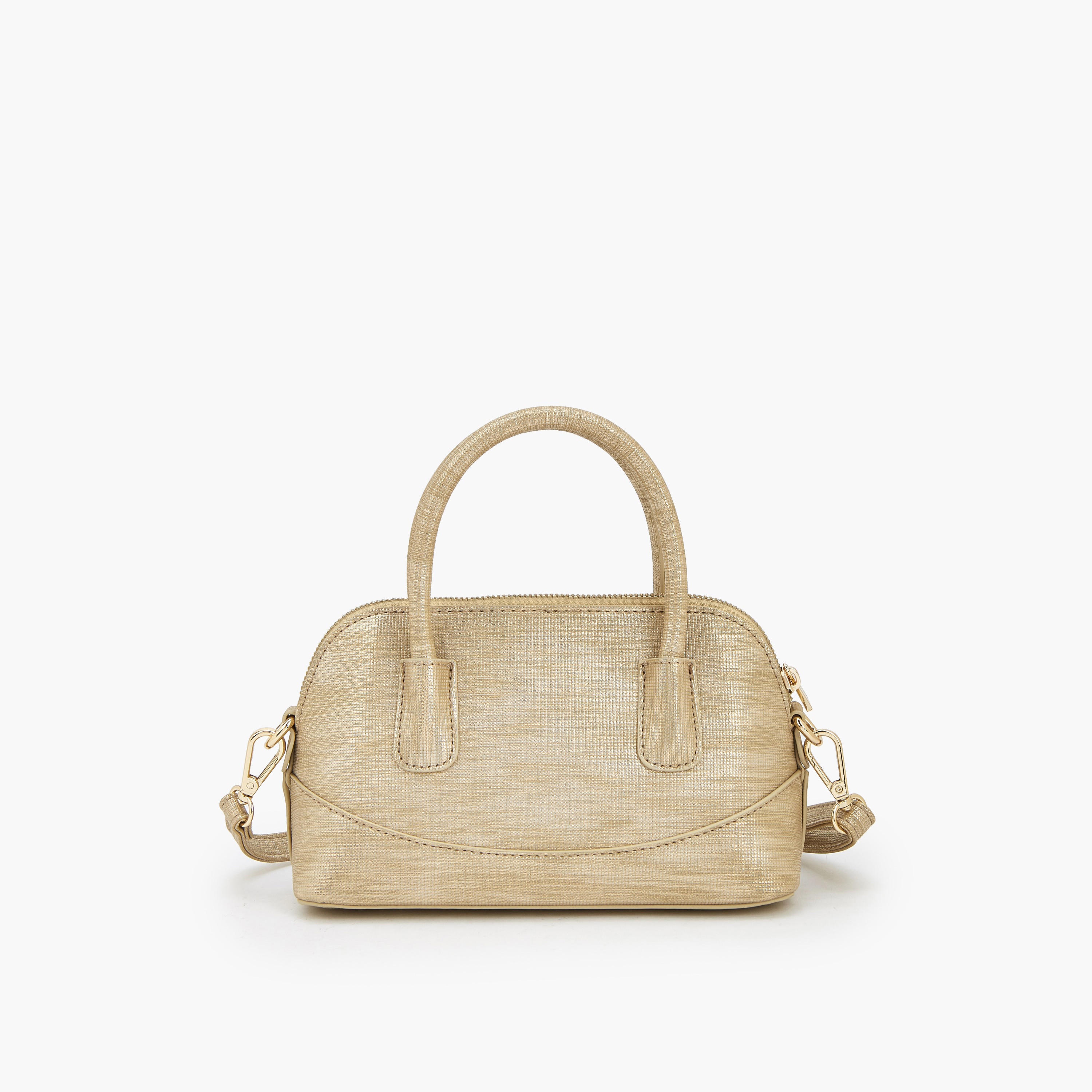Flora Bella Textured Satchel Bag with Detachable Strap-women-bagsandwallets-handbags-image-5