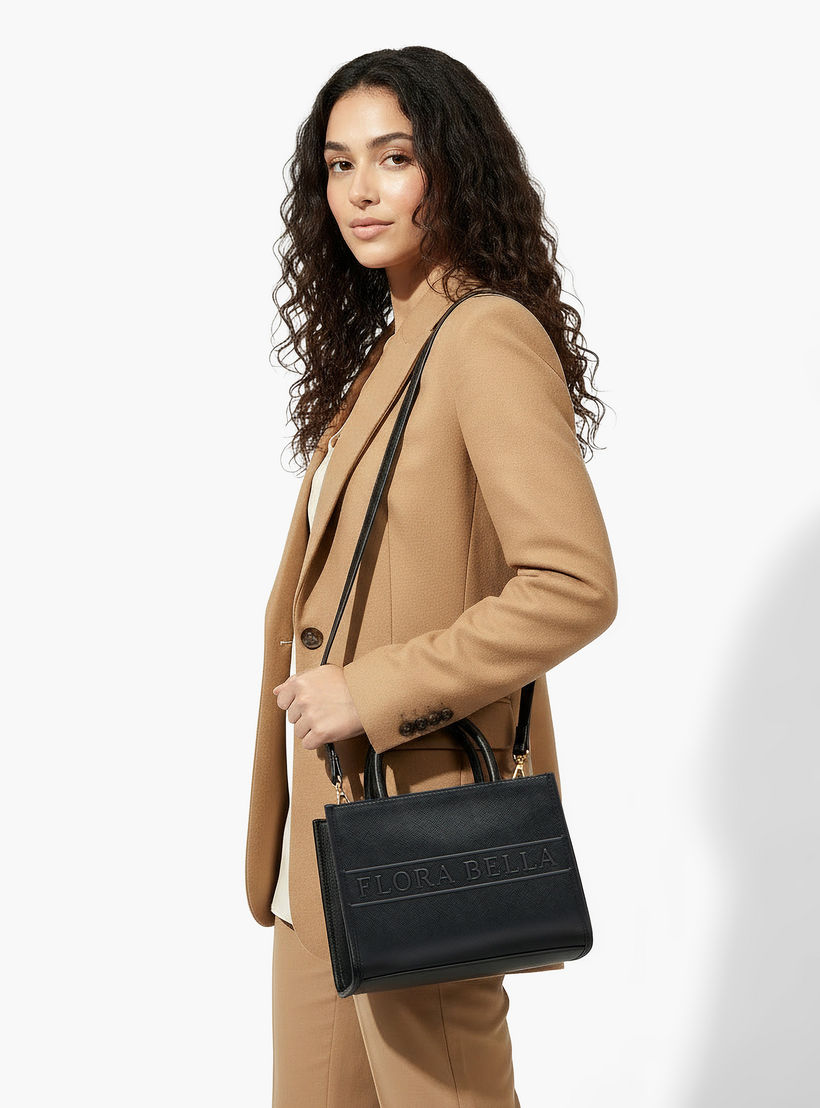 Flora Bella Logo Detail Tote Bag with Double Handles-women-bagsandwallets-handbags-image-3