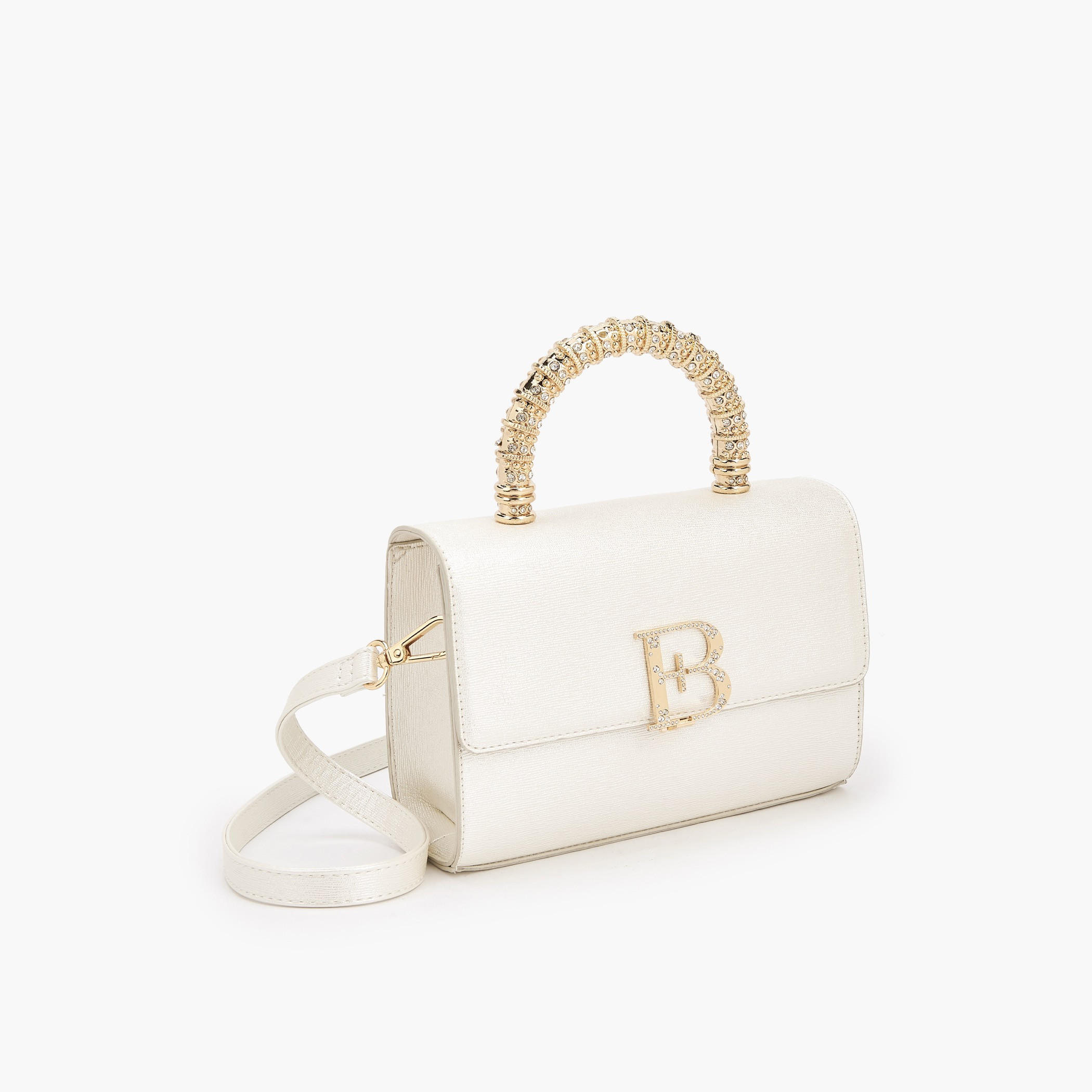 شنطة ساتشيل بمقبض مزين وبحزام قابل للفصل من فلورا بيلا-women-bagsandwallets-handbags-image-3