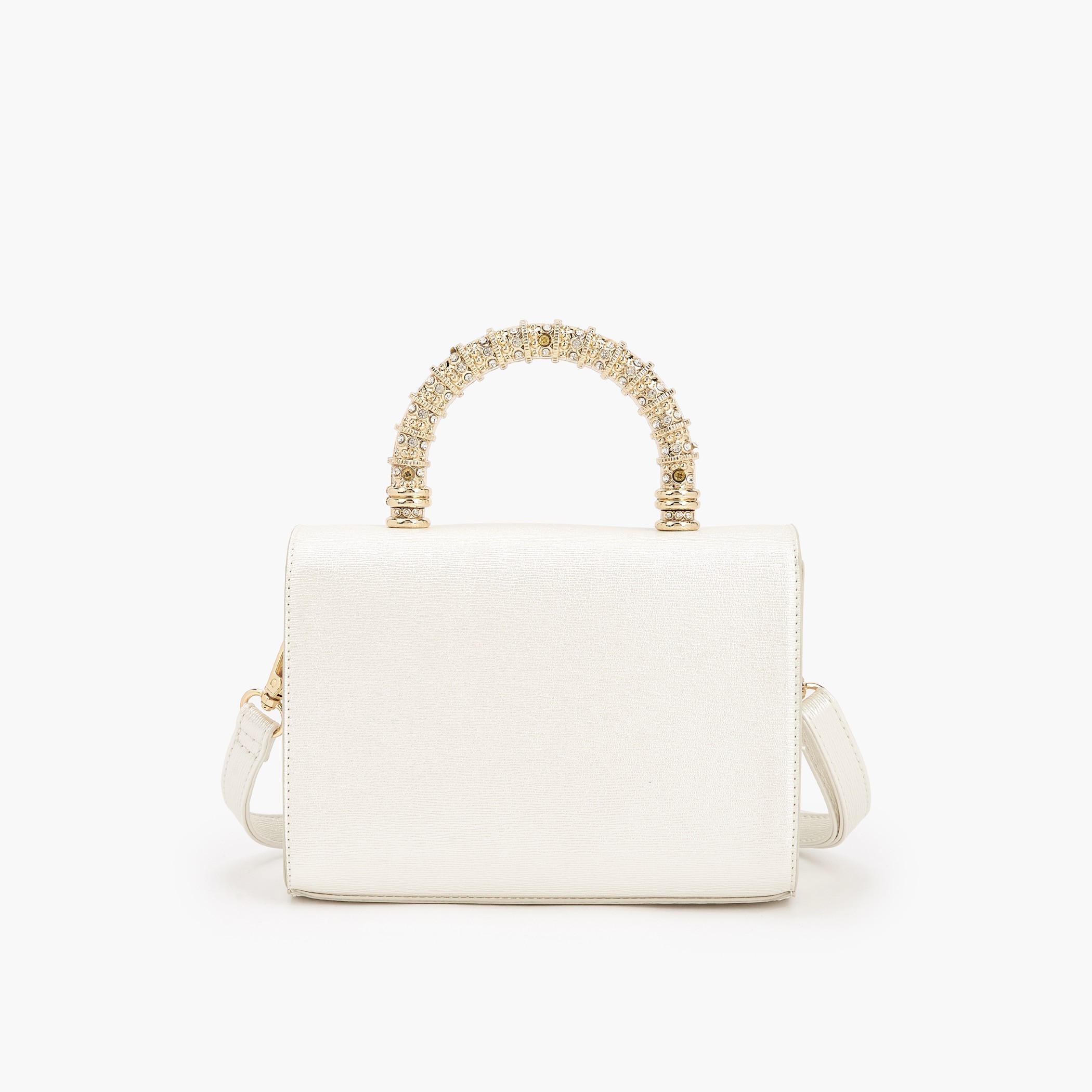 شنطة ساتشيل بمقبض مزين وبحزام قابل للفصل من فلورا بيلا-women-bagsandwallets-handbags-image-5