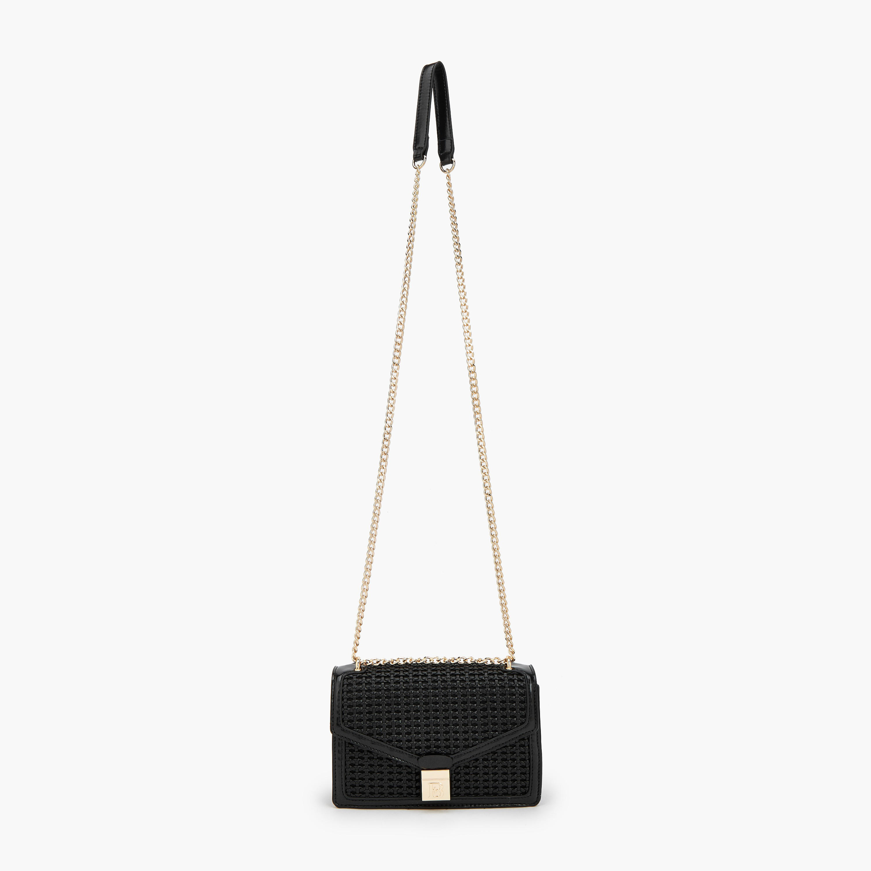شنطة كروس بودي بارزة الملمس بحزام سلسلة من فلورا بيلا-women-bagsandwallets-handbags-image-2