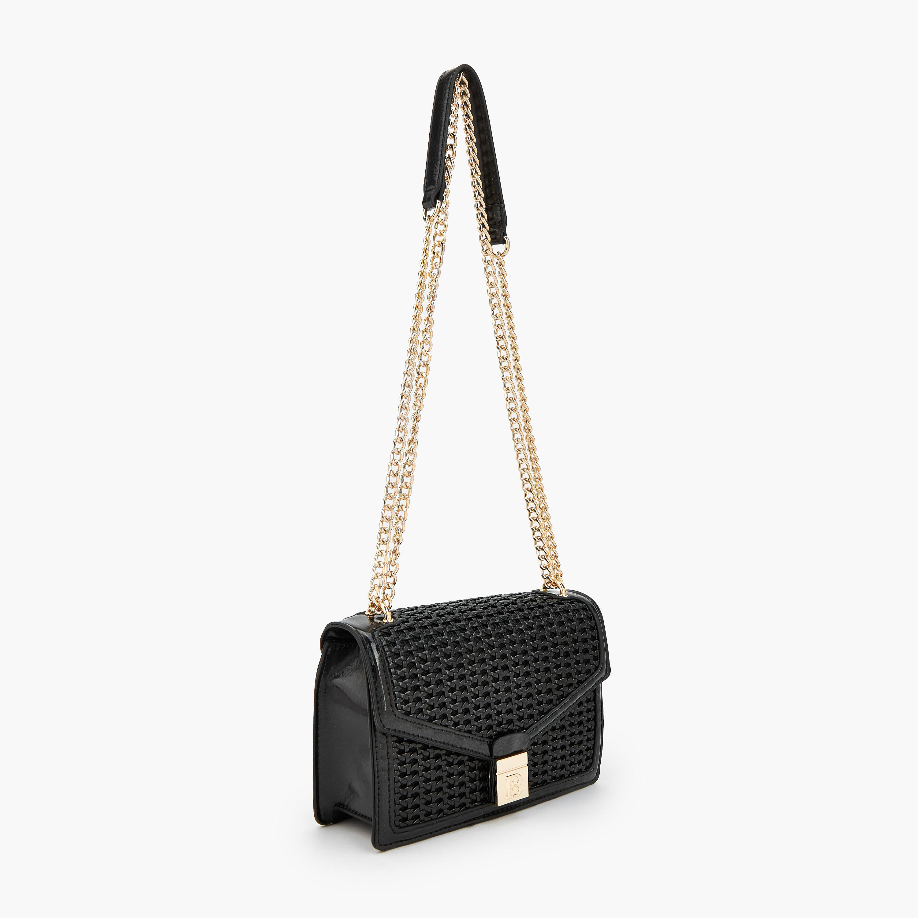 شنطة كروس بودي بارزة الملمس بحزام سلسلة من فلورا بيلا-women-bagsandwallets-handbags-image-3
