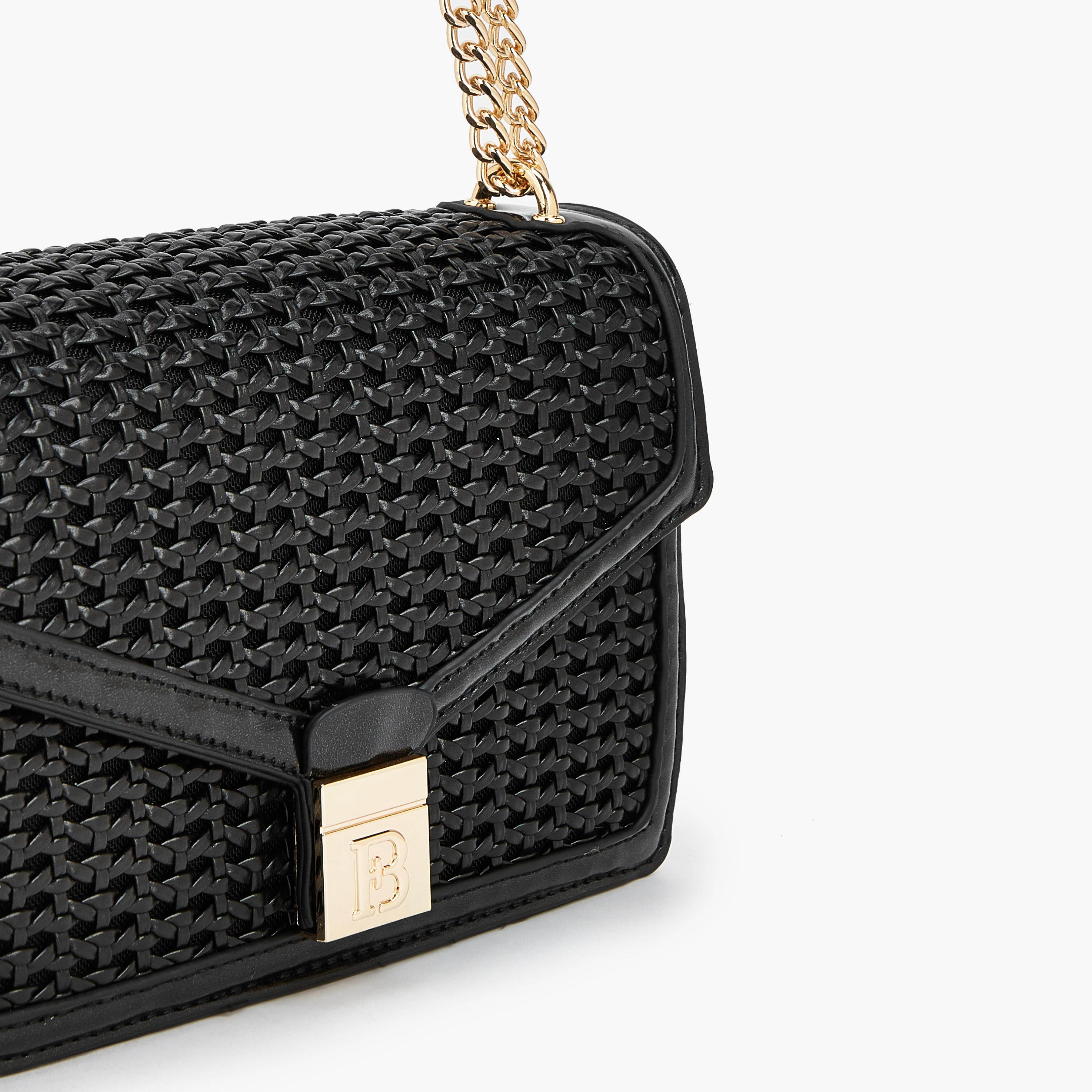 شنطة كروس بودي بارزة الملمس بحزام سلسلة من فلورا بيلا-women-bagsandwallets-handbags-image-4