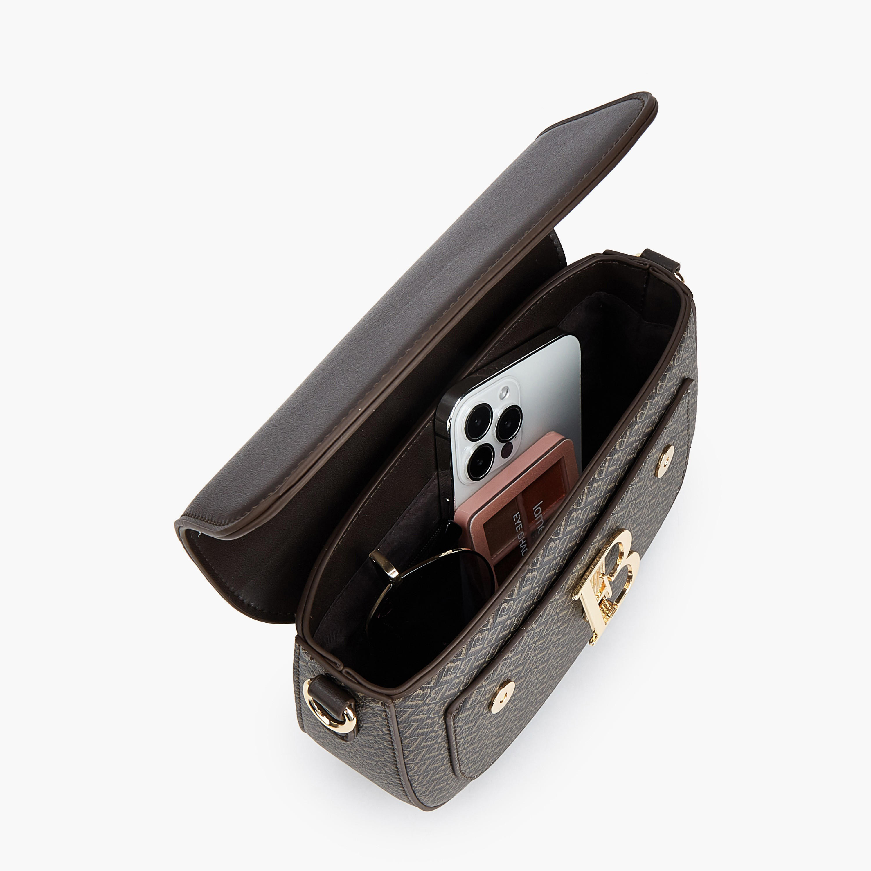 Flora Bella Monogram Print Shoulder Bag with Detachable Strap-women-bagsandwallets-handbags-image-7