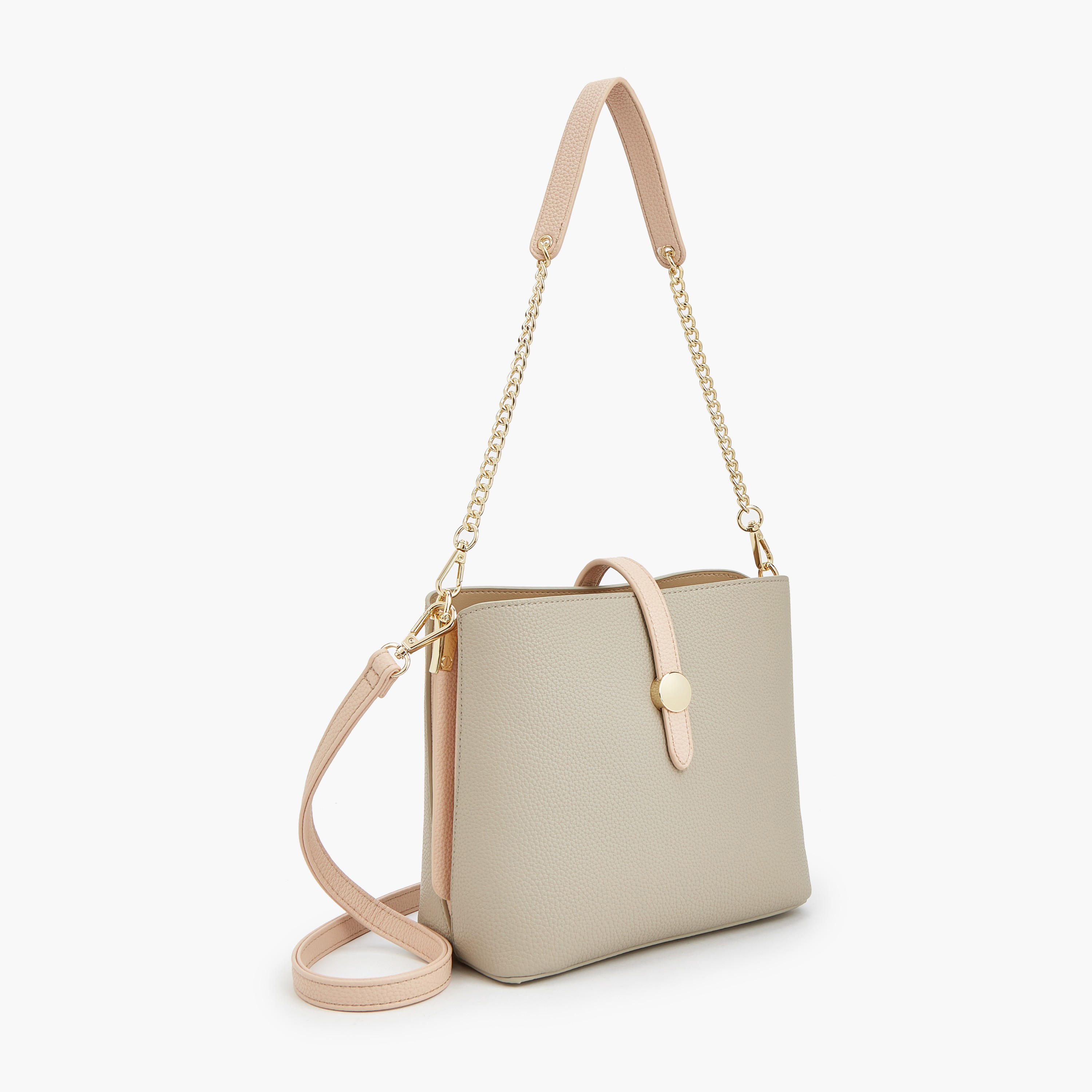 Flora Bella Solid Bucket Bag with Detachable Shoulder Strap-women-bagsandwallets-handbags-image-3