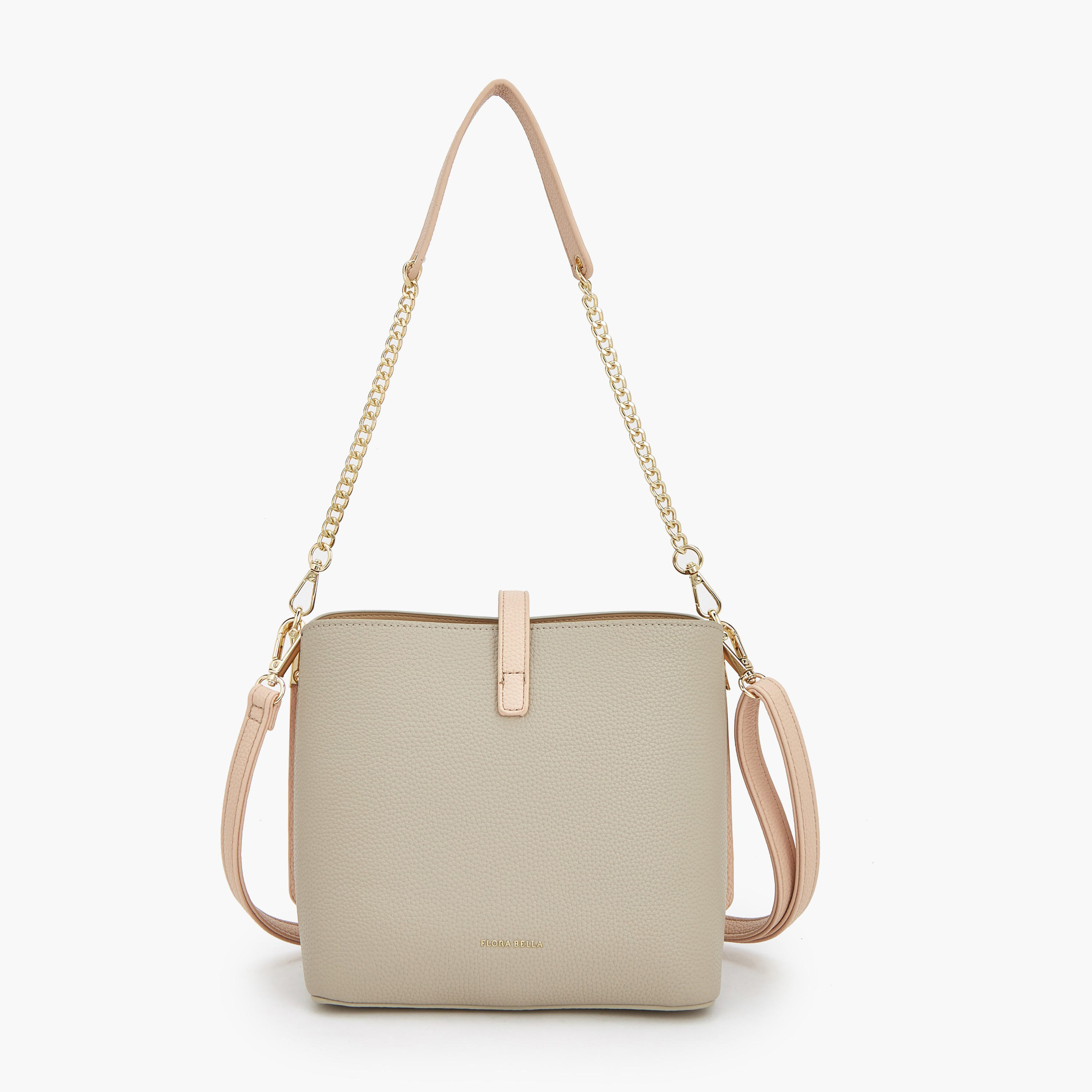 Flora Bella Solid Bucket Bag with Detachable Shoulder Strap-women-bagsandwallets-handbags-image-5