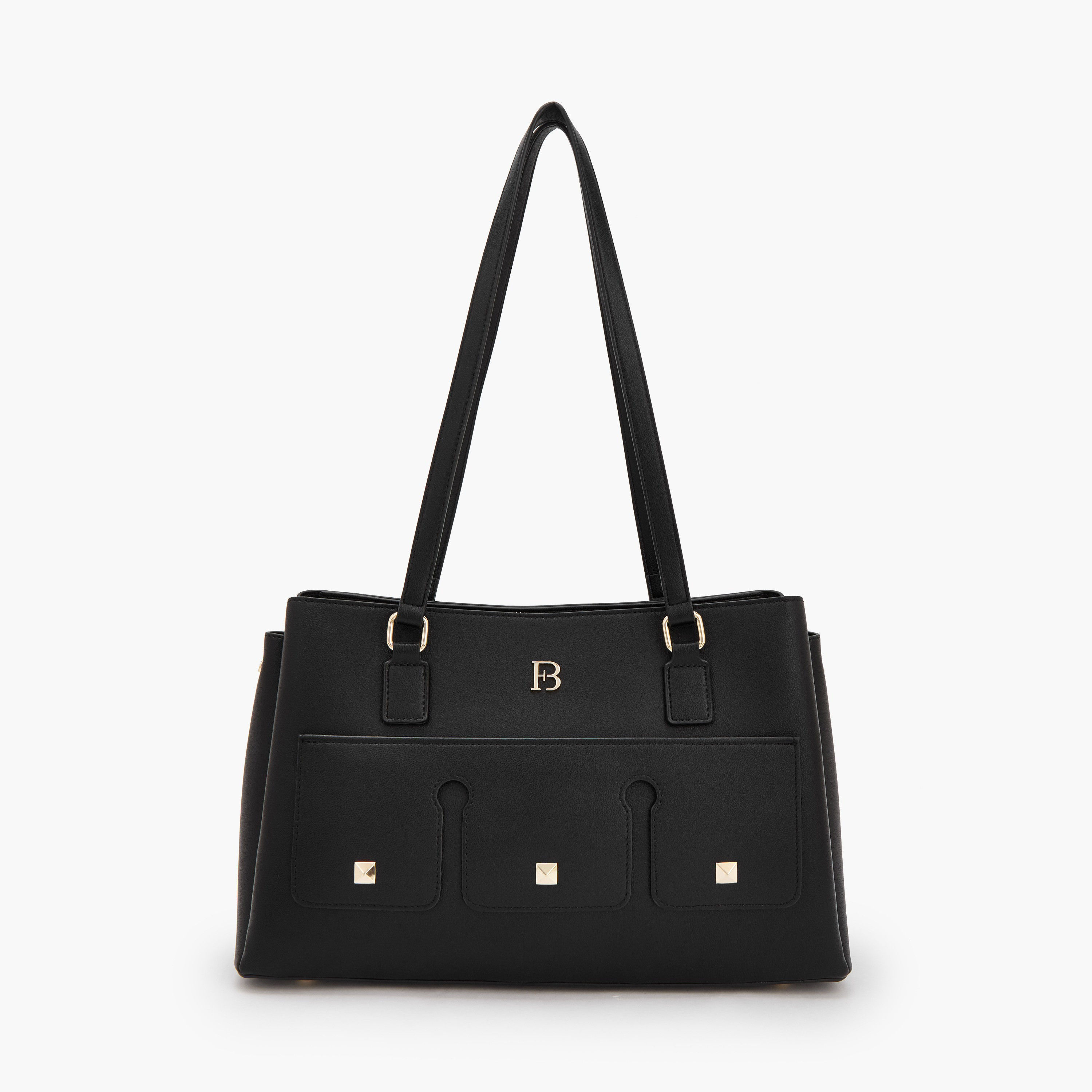 Flora Bella Solid Tote Bag with Double Handle-women-bagsandwallets-handbags-image-8