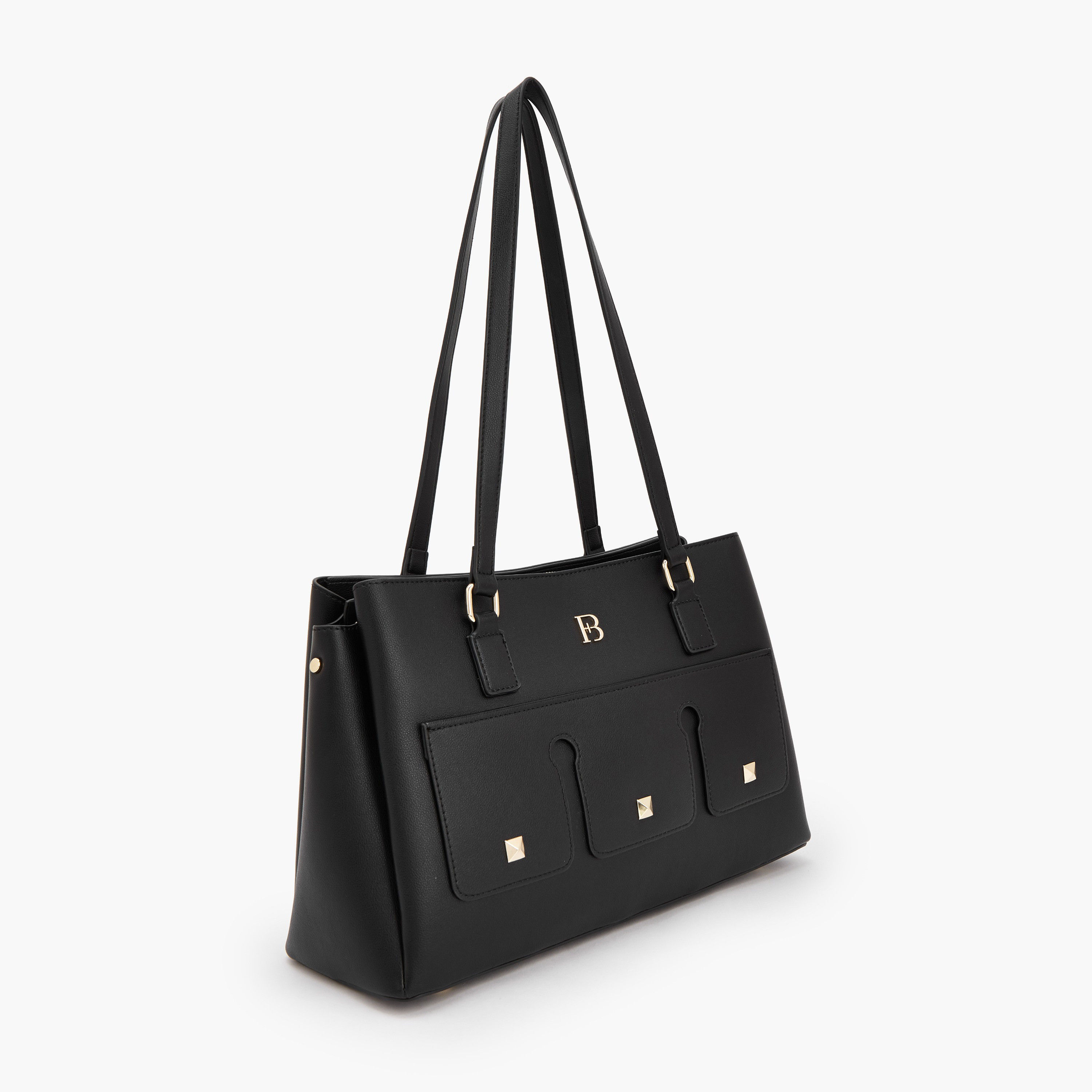 Flora Bella Solid Tote Bag with Double Handle-women-bagsandwallets-handbags-image-9