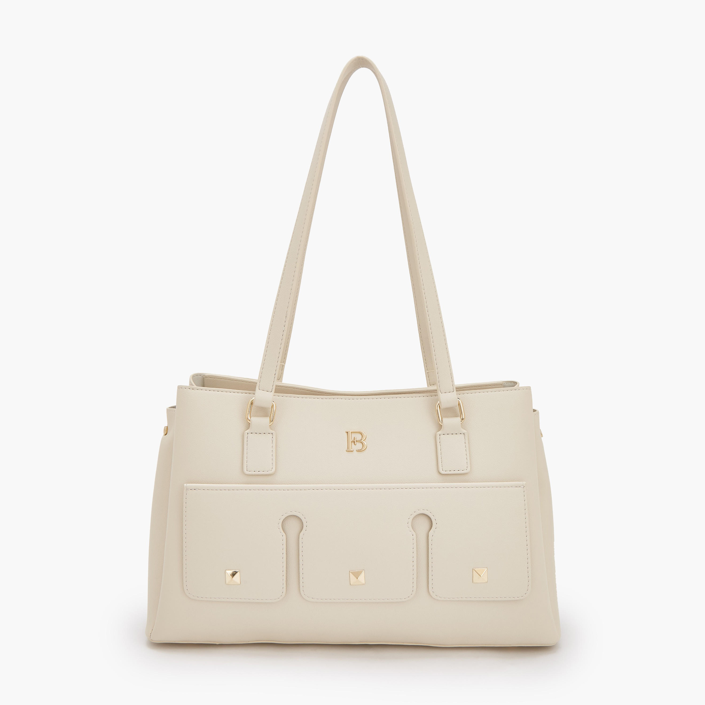 شنطة توتي سادة بمقبض مزدوج من فلورا بيلا-women-bagsandwallets-handbags-image-1