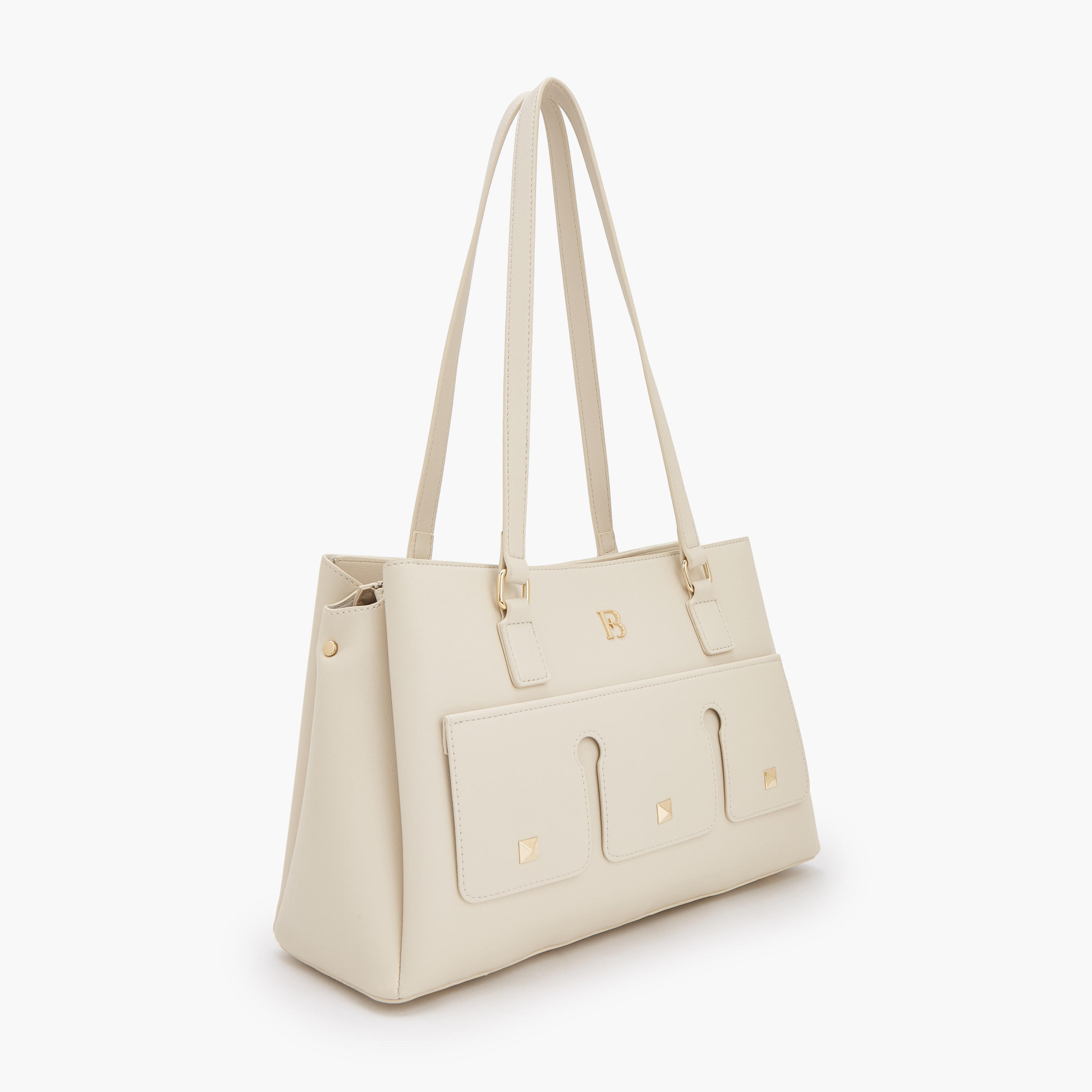 شنطة توتي سادة بمقبض مزدوج من فلورا بيلا-women-bagsandwallets-handbags-image-2