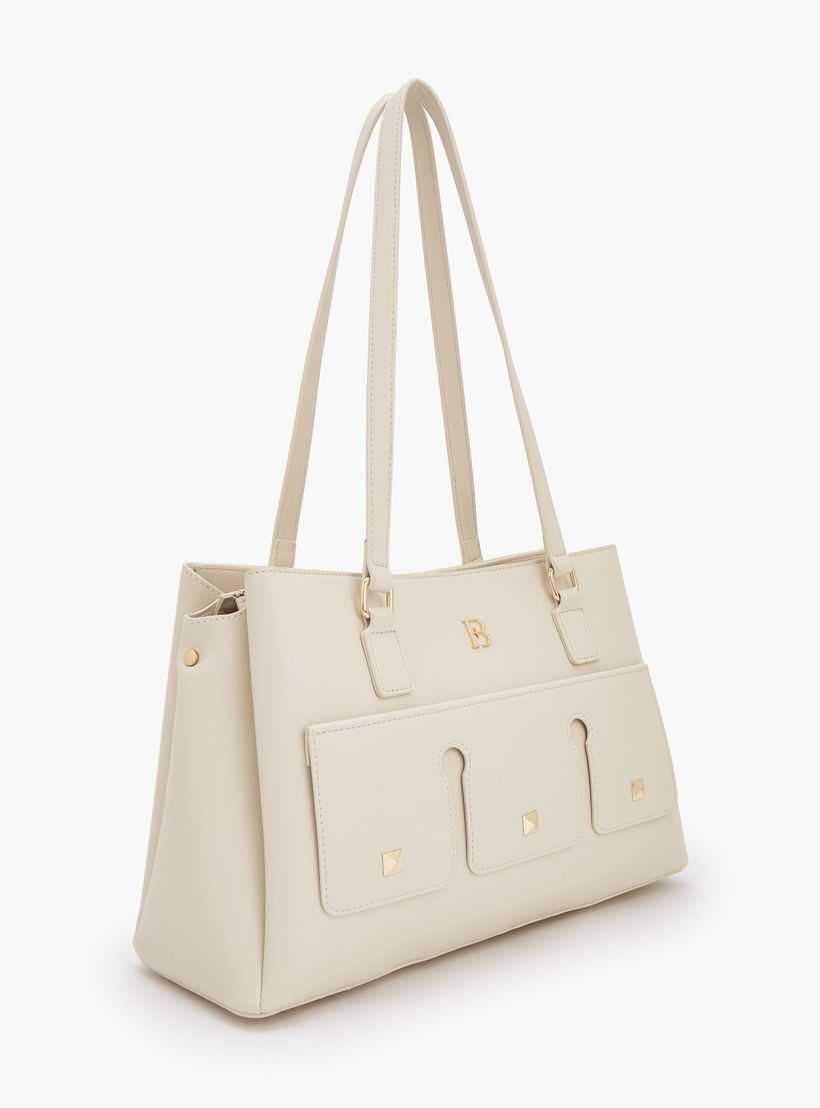 شنطة توتي سادة بمقبض مزدوج من فلورا بيلا-women-bagsandwallets-handbags-image-2