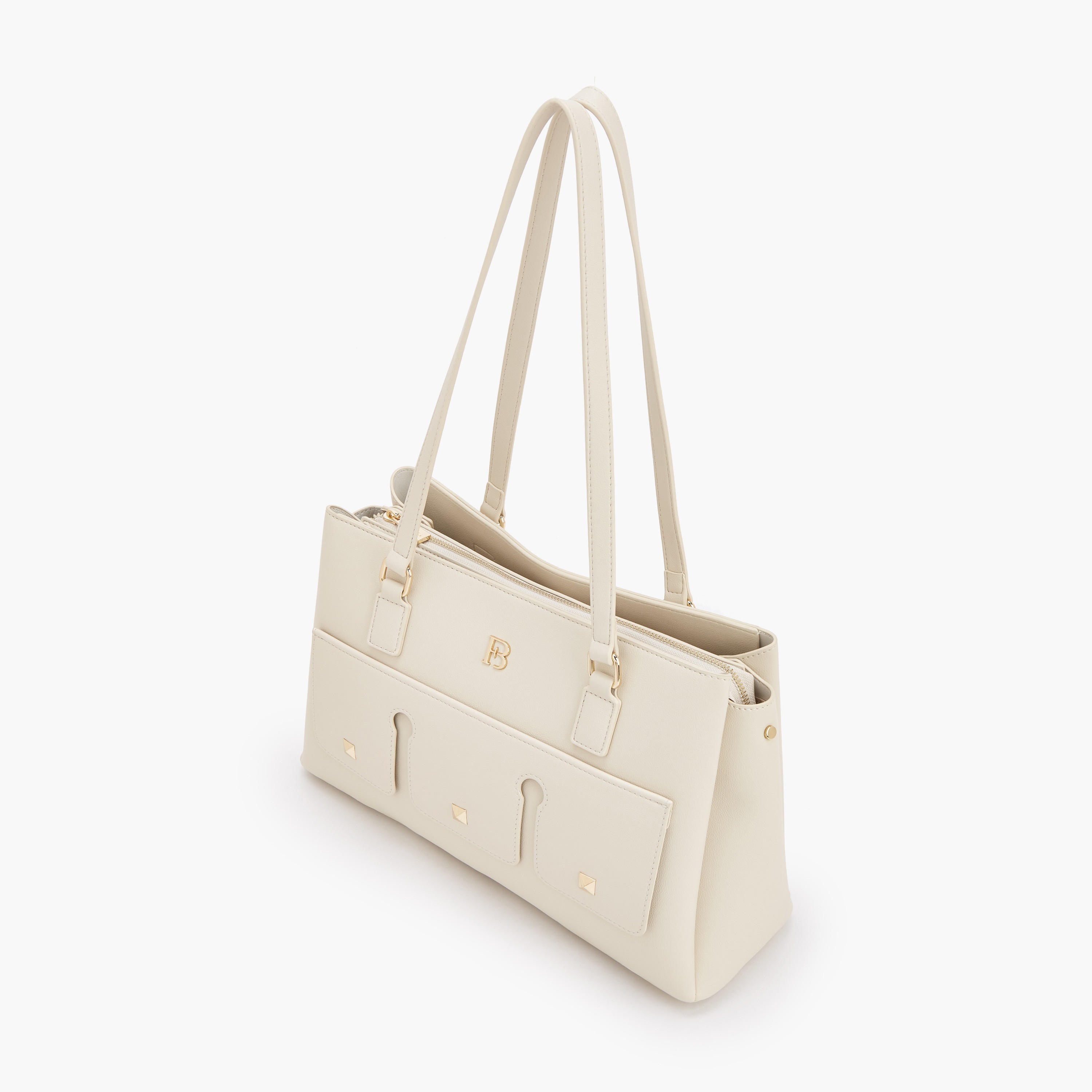 شنطة توتي سادة بمقبض مزدوج من فلورا بيلا-women-bagsandwallets-handbags-image-5