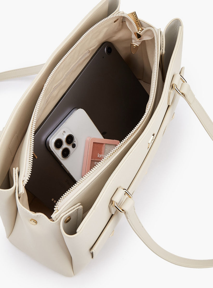 شنطة توتي سادة بمقبض مزدوج من فلورا بيلا-women-bagsandwallets-handbags-image-7