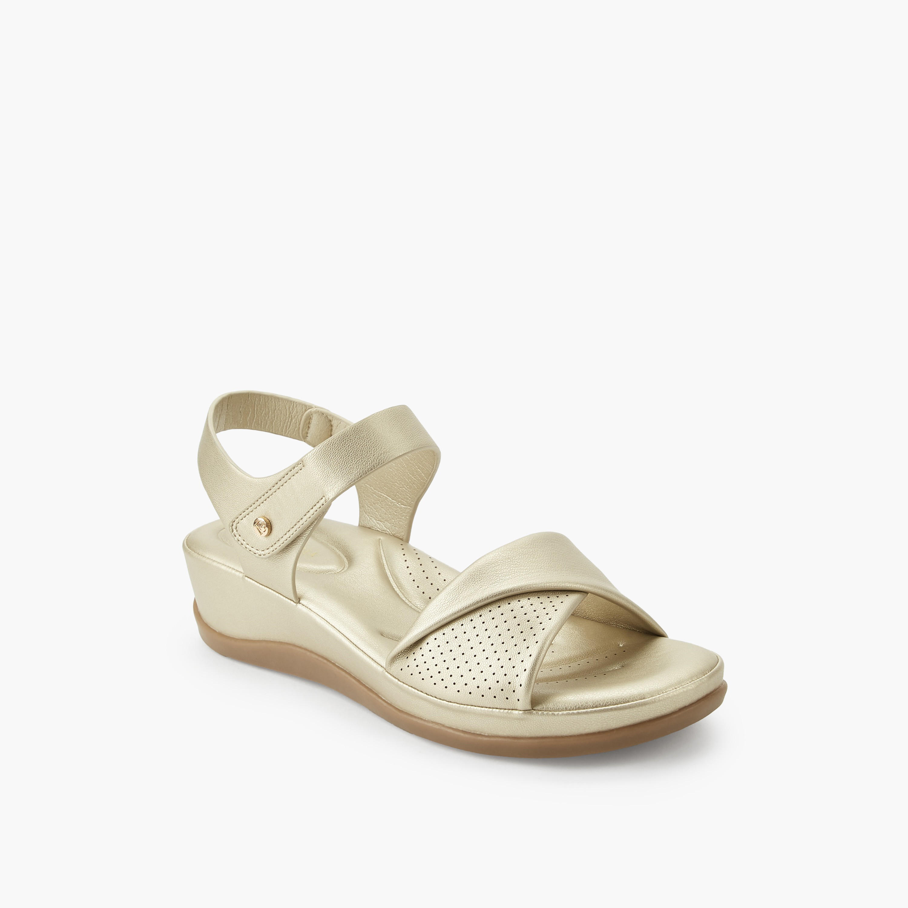 Flora Bella Women Perforated Hook & Loop Sandals-women-shoes-flats-sandals-image-2