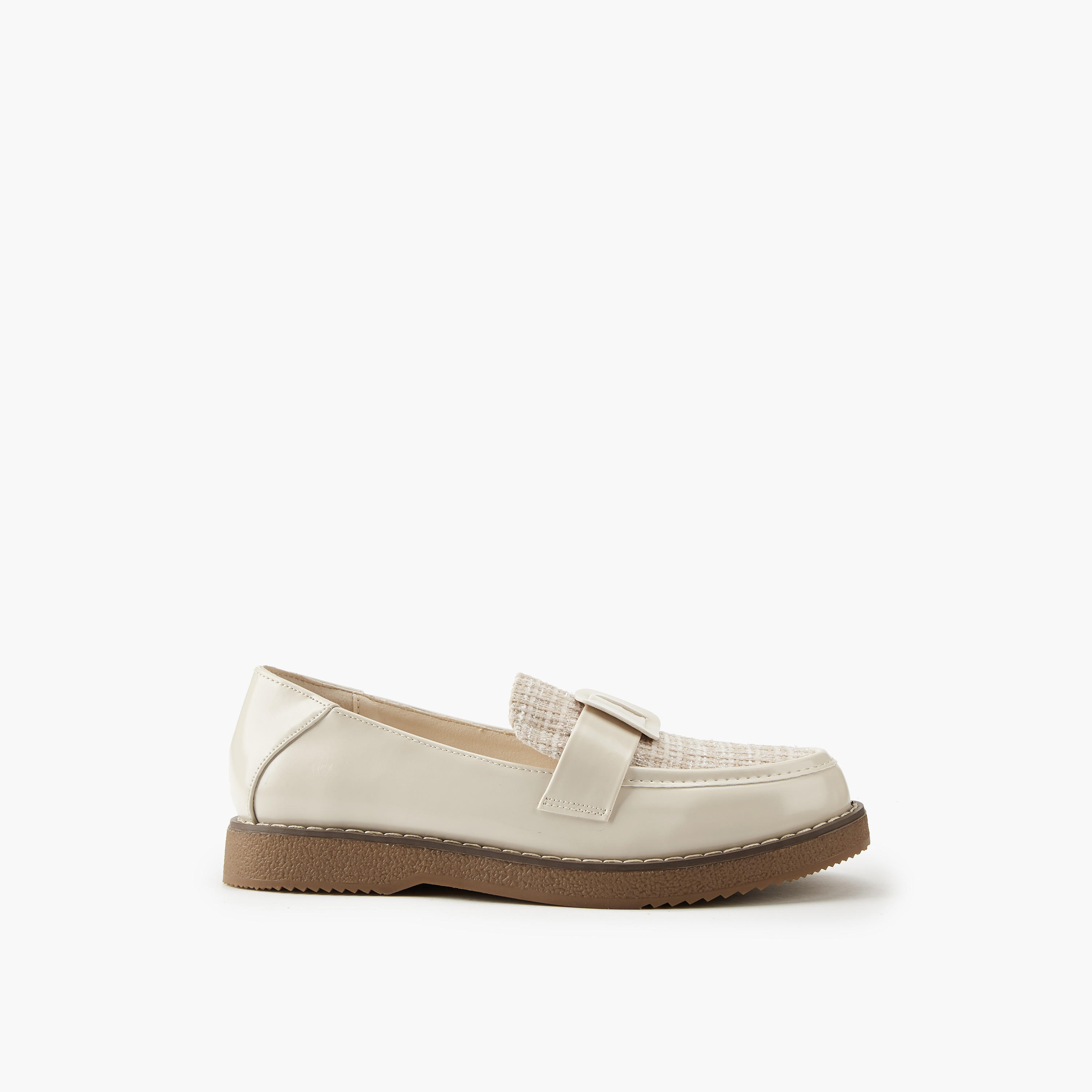 Flora Bella Buckle Accent Slip-On Loafers-women-shoes-loafersandmoccasins-image-2