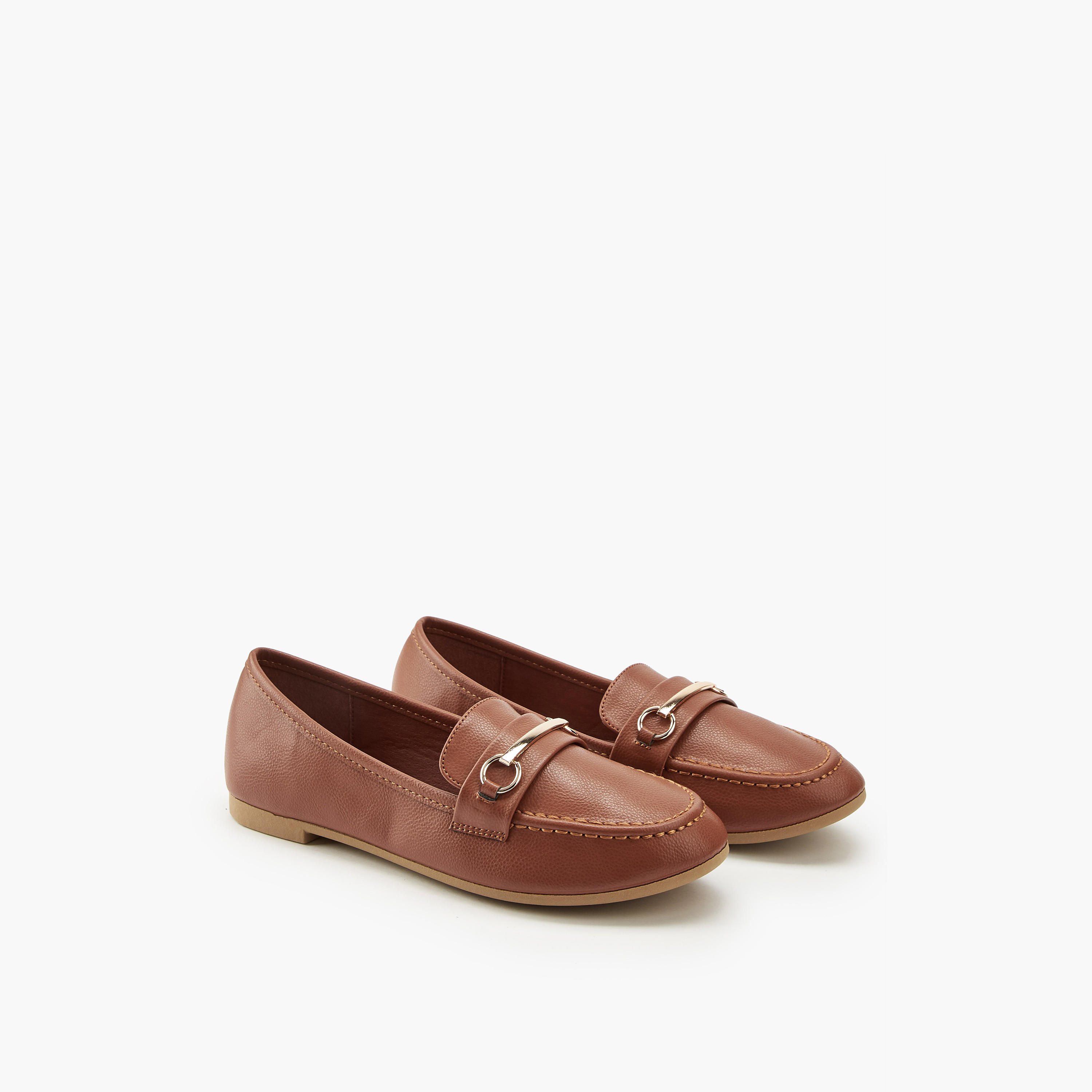 Flora Bella Metallic Accent Slip-On Loafers-women-shoes-loafersandmoccasins-image-1