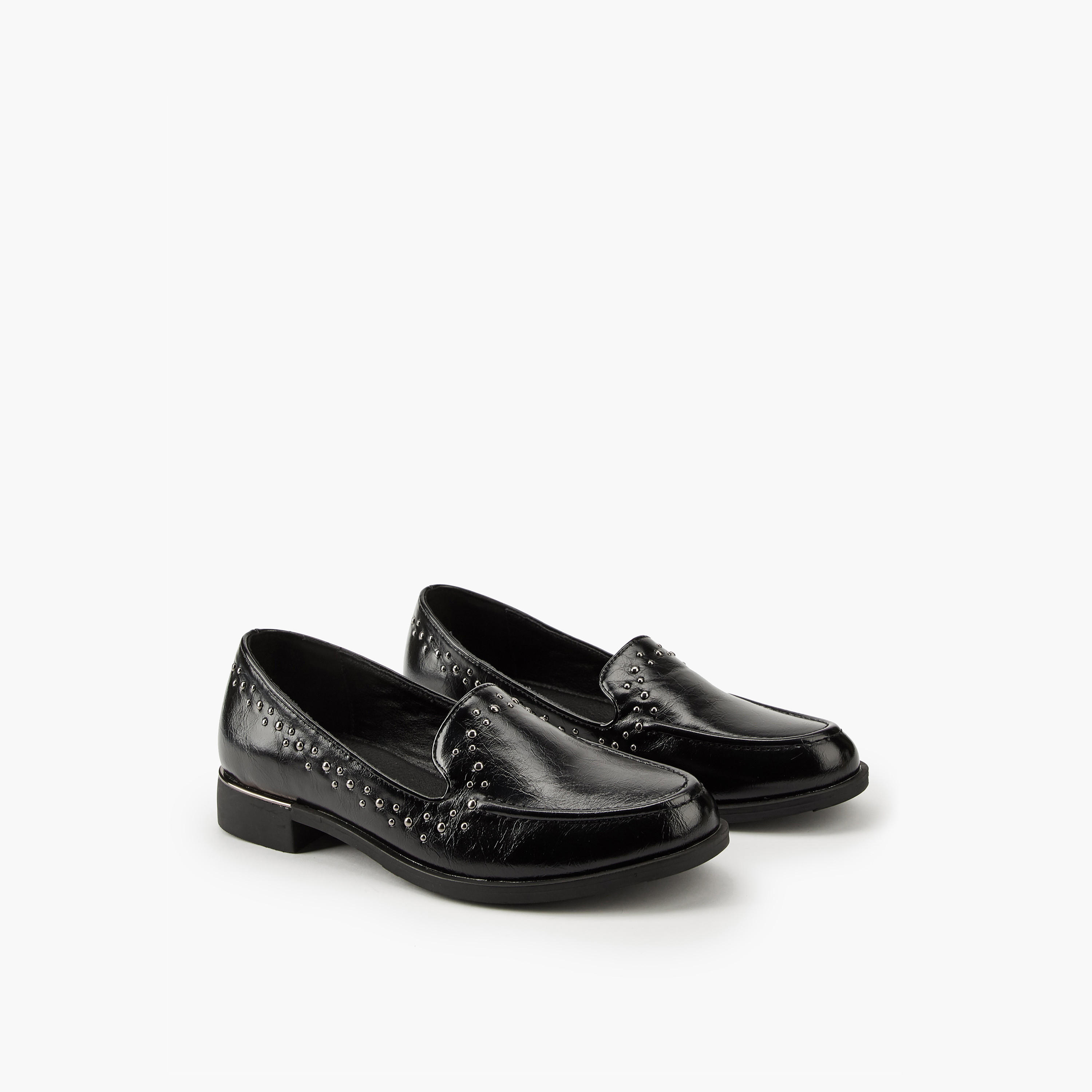 Flora Bella Stud Embellished Slip-On Loafers-women-shoes-loafersandmoccasins-image-1