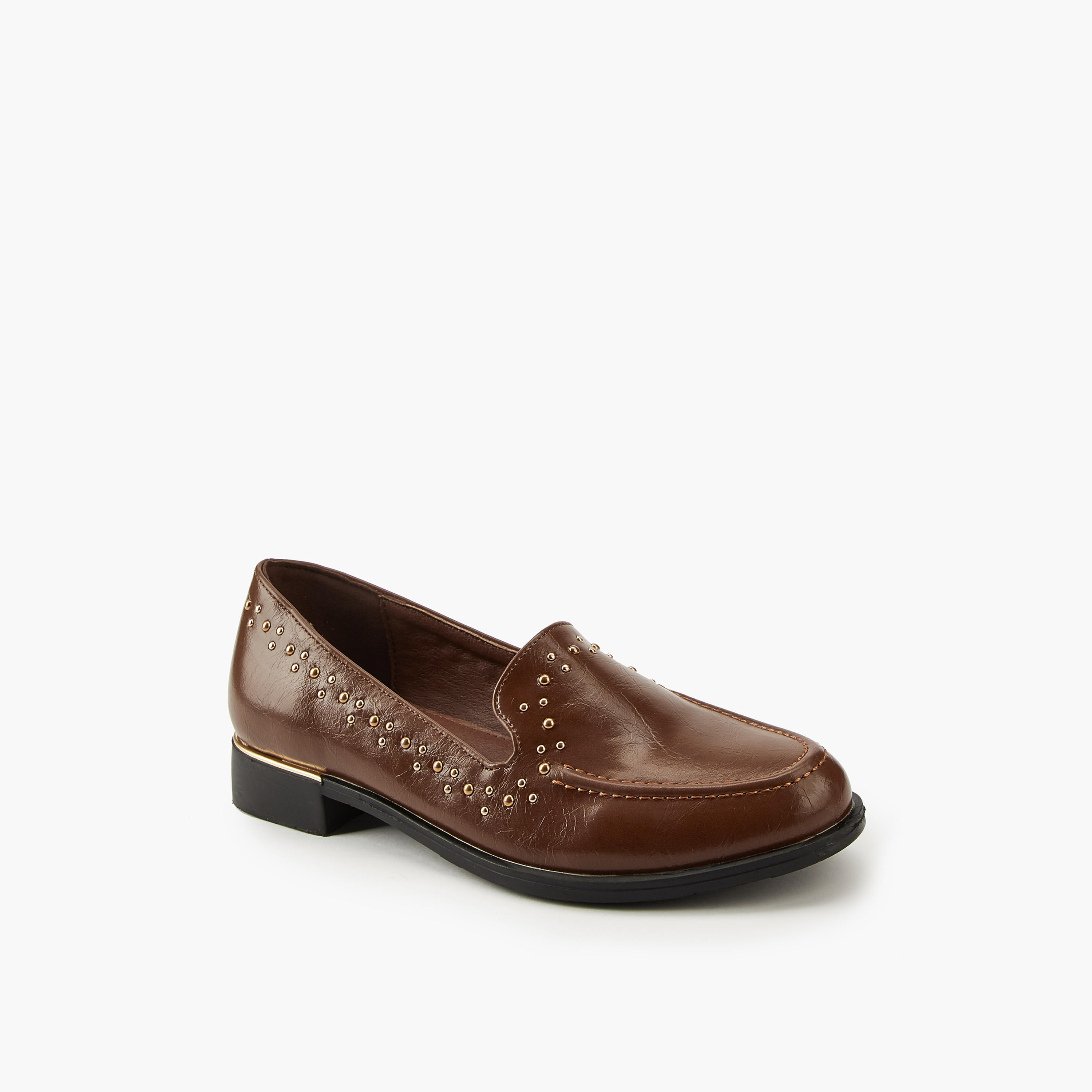 Flora Bella Stud Embellished Slip-On Loafers-women-shoes-loafersandmoccasins-image-3