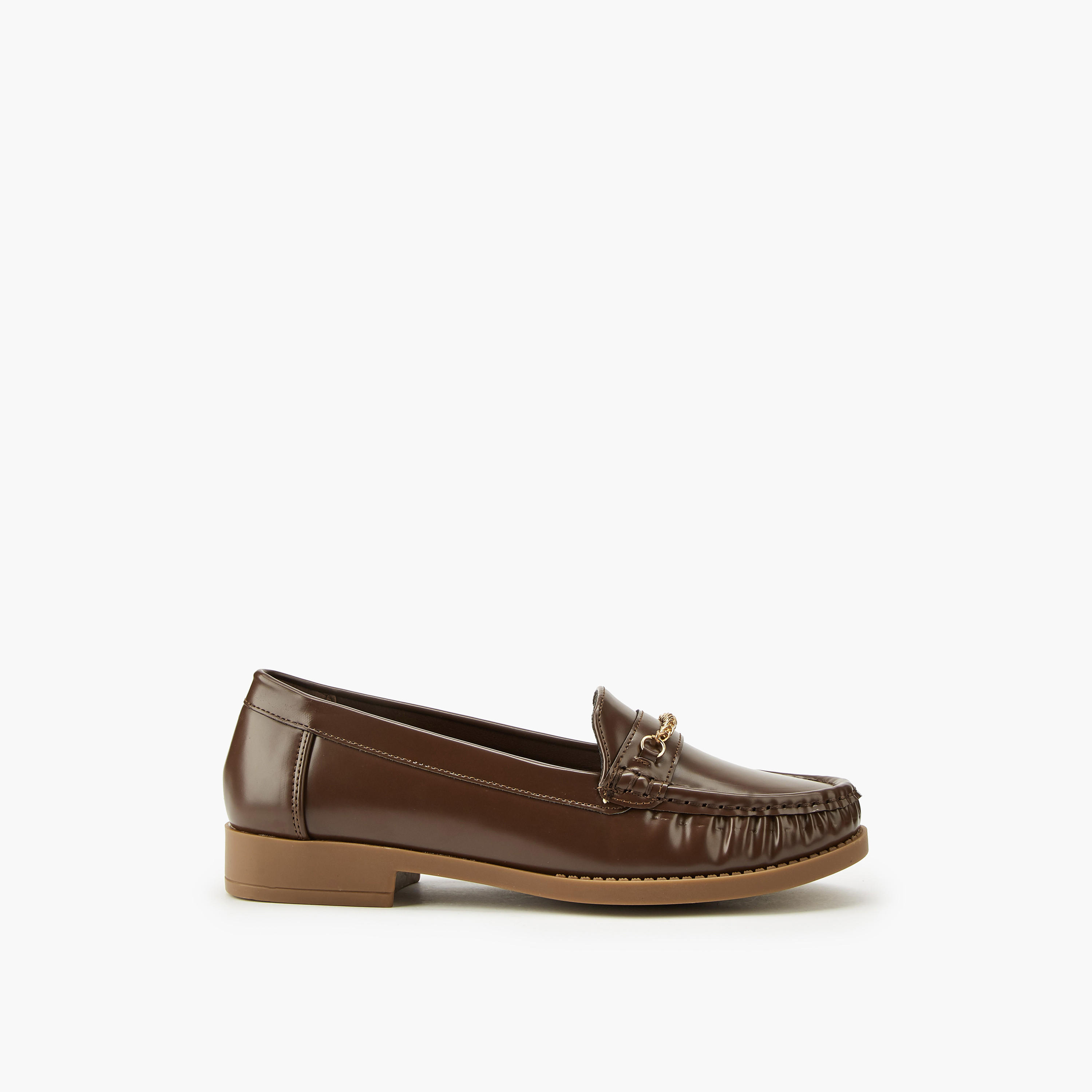 Flora Bella Chain Detail Slip-On Loafers-women-shoes-loafersandmoccasins-image-2