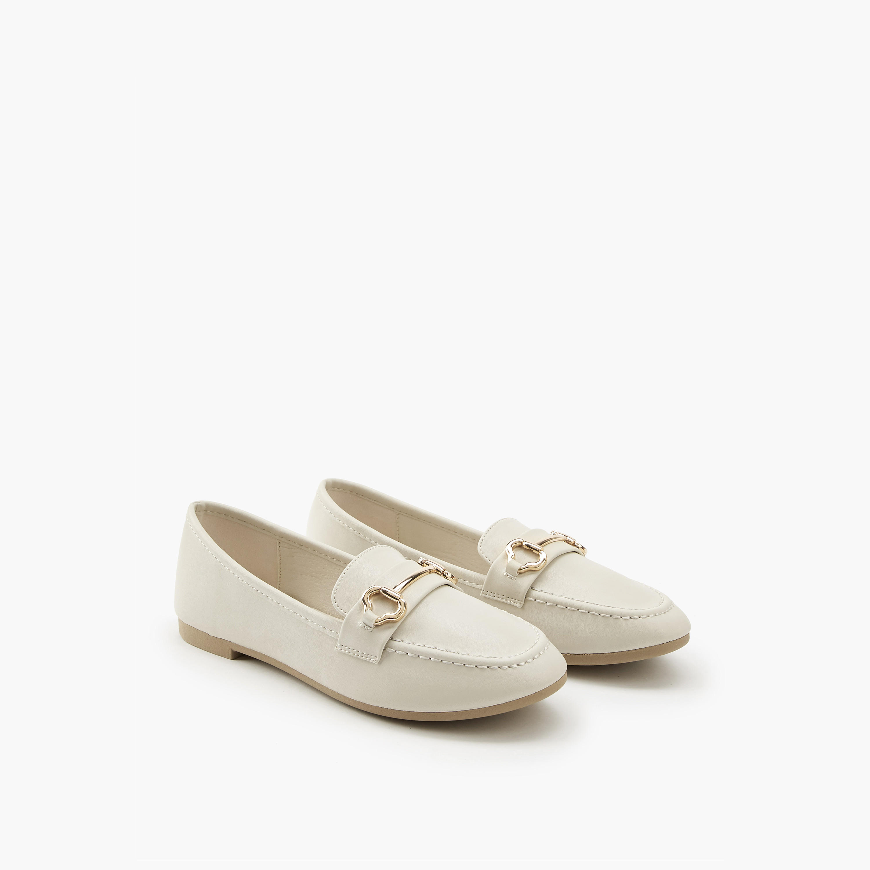 حذاء سهل الارتداء بتزيينات ميتاليك من فلورا بيلا-women-shoes-loafersandmoccasins-image-1