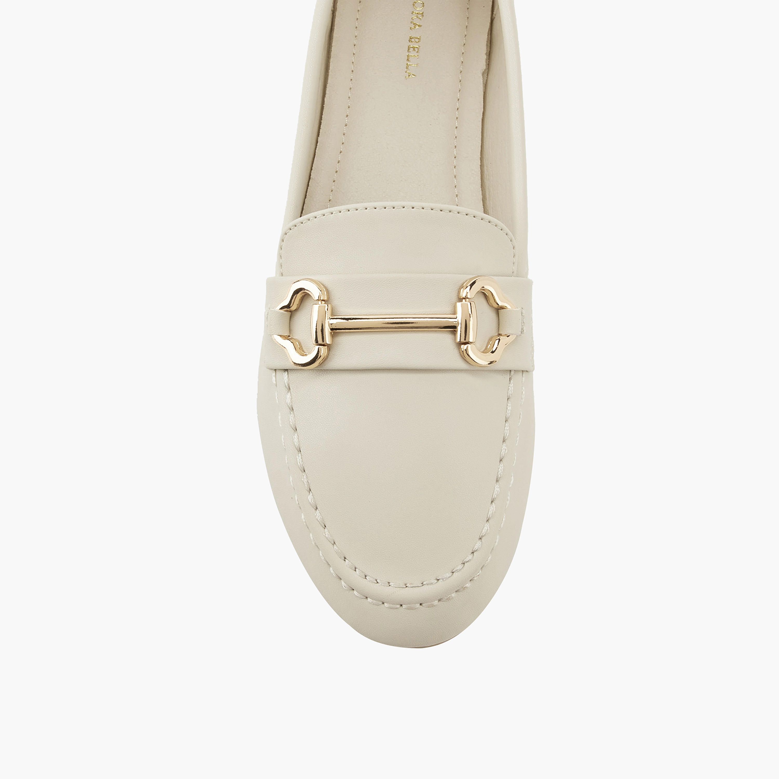 حذاء سهل الارتداء بتزيينات ميتاليك من فلورا بيلا-women-shoes-loafersandmoccasins-image-4