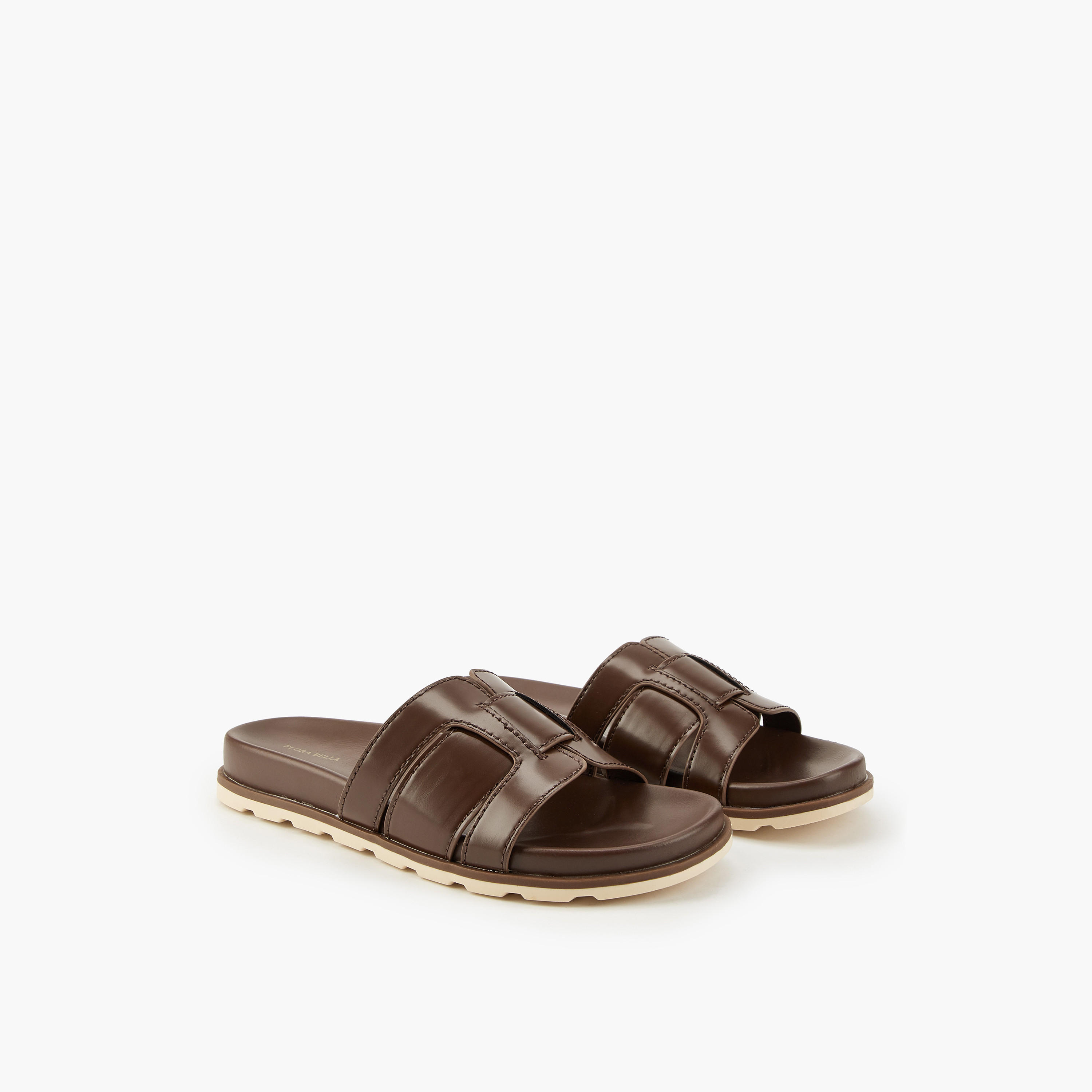 Flora Bella Panelled Slip-On Sandals-women-shoes-flats-sandals-image-1