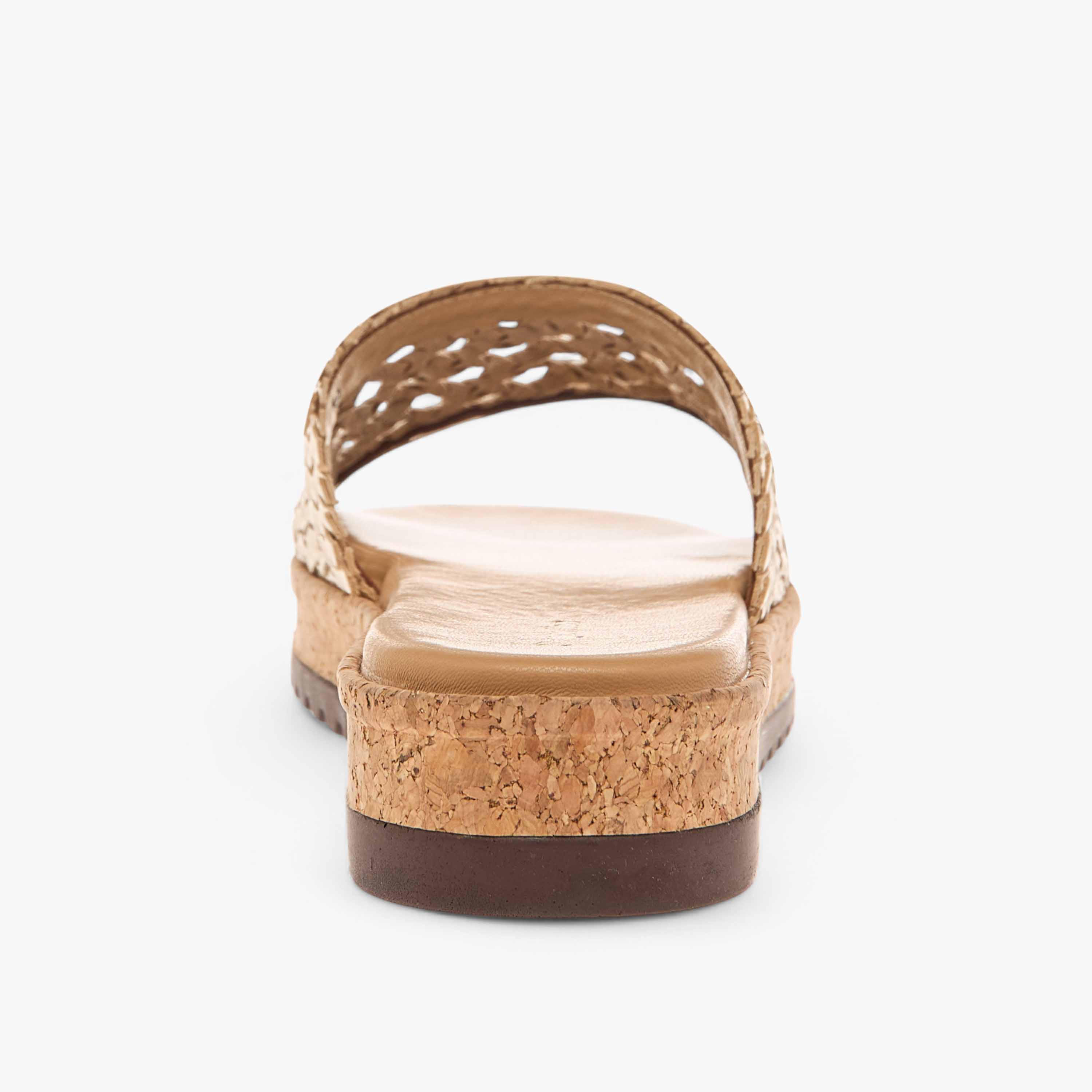 Paprika Braid Textured Slip-On Comfort Sandals-women-shoes-flats-sandals-image-5