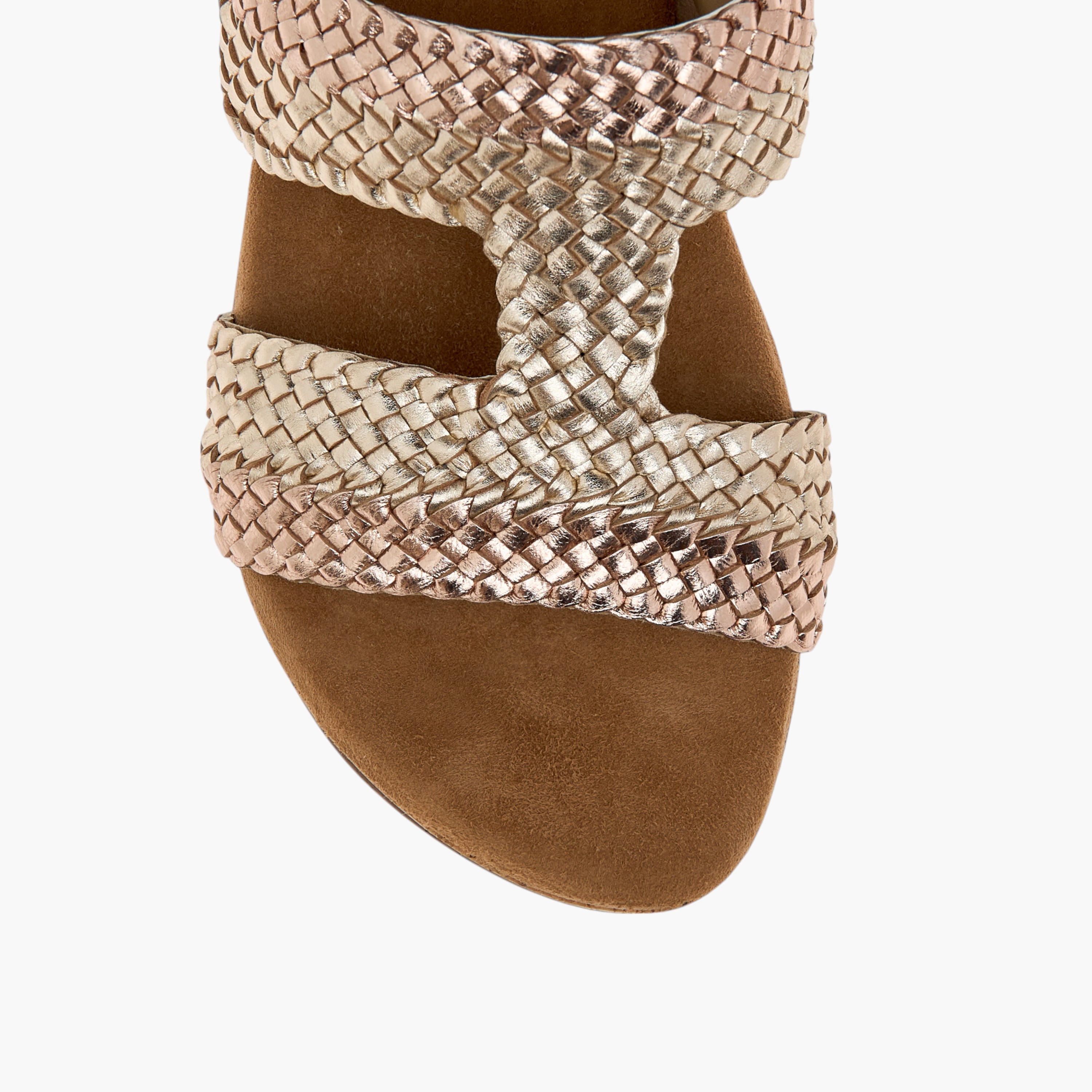 Paprika Textured Leather Slip-On Comfort Sandals-women-shoes-sandals-heeled-image-5