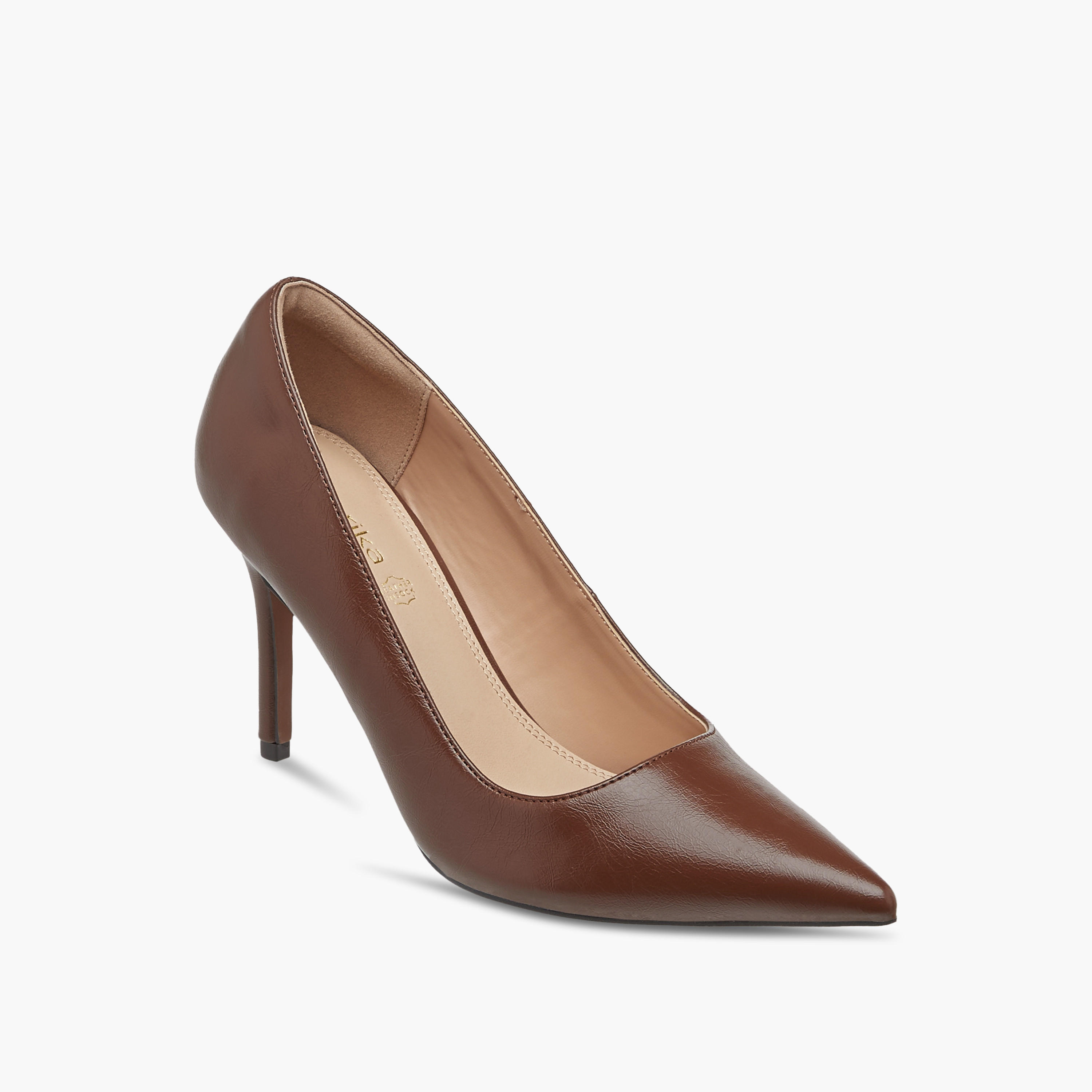 حذاء كلاسيكي سادة سهل الارتداء بكعب ستيليتو من بابريكا-women-shoes-heels-image-2