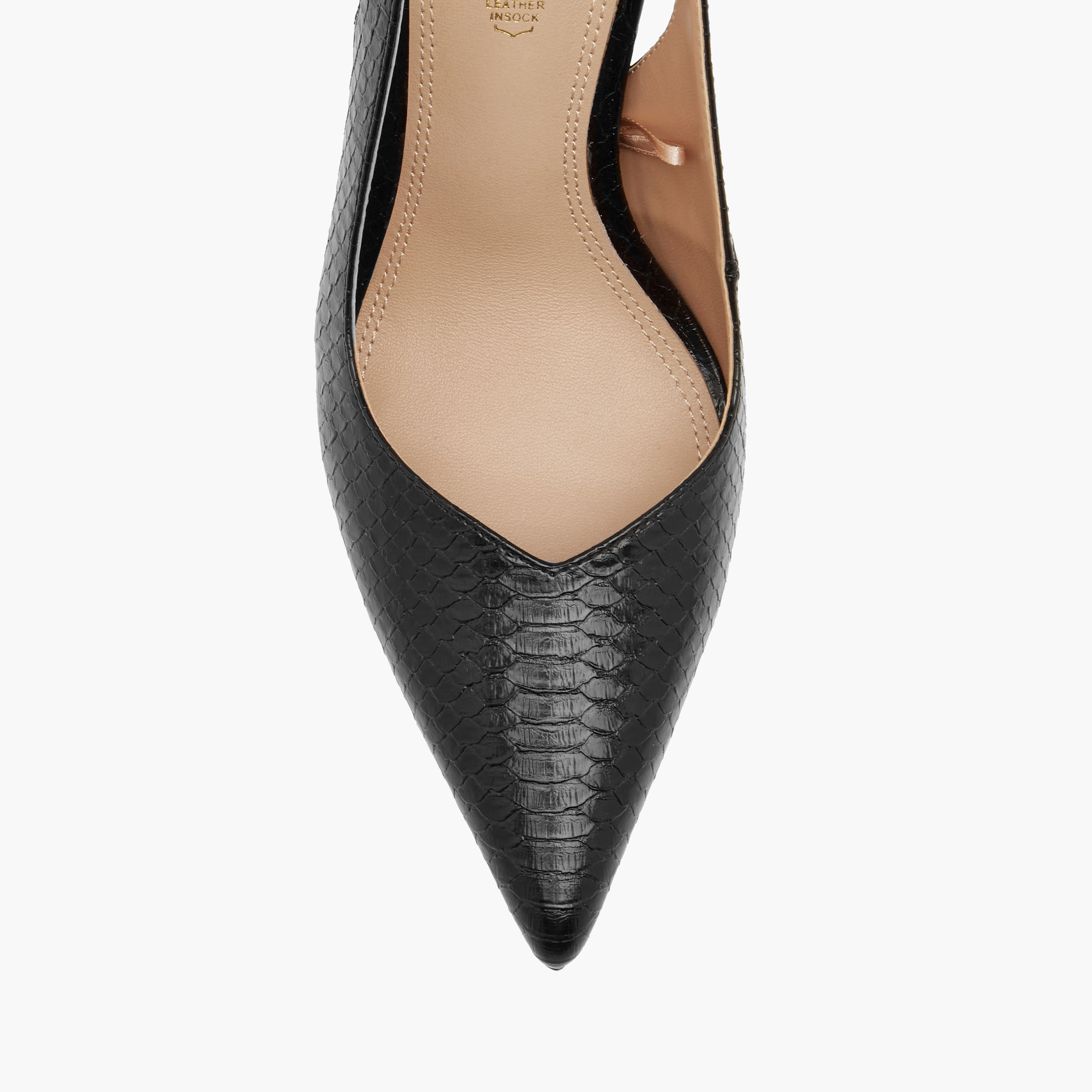 Paprika Pointed Toe Slingback Shoes with Buckle Closure and Stiletto Heels-women-shoes-sandals-heeled-image-4