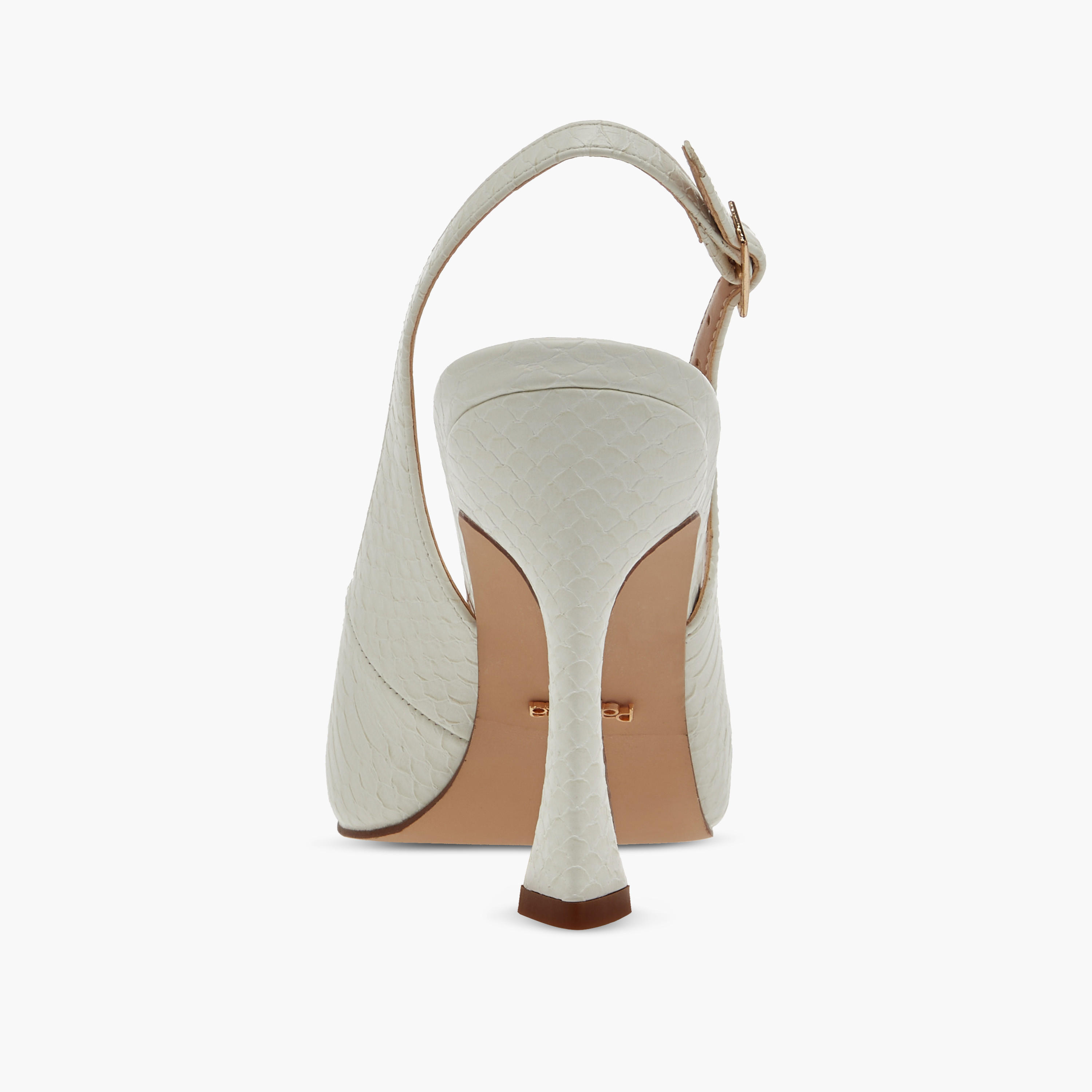 Paprika Pointed Toe Slingback Shoes with Buckle Closure and Stiletto Heels-women-shoes-sandals-heeled-image-5