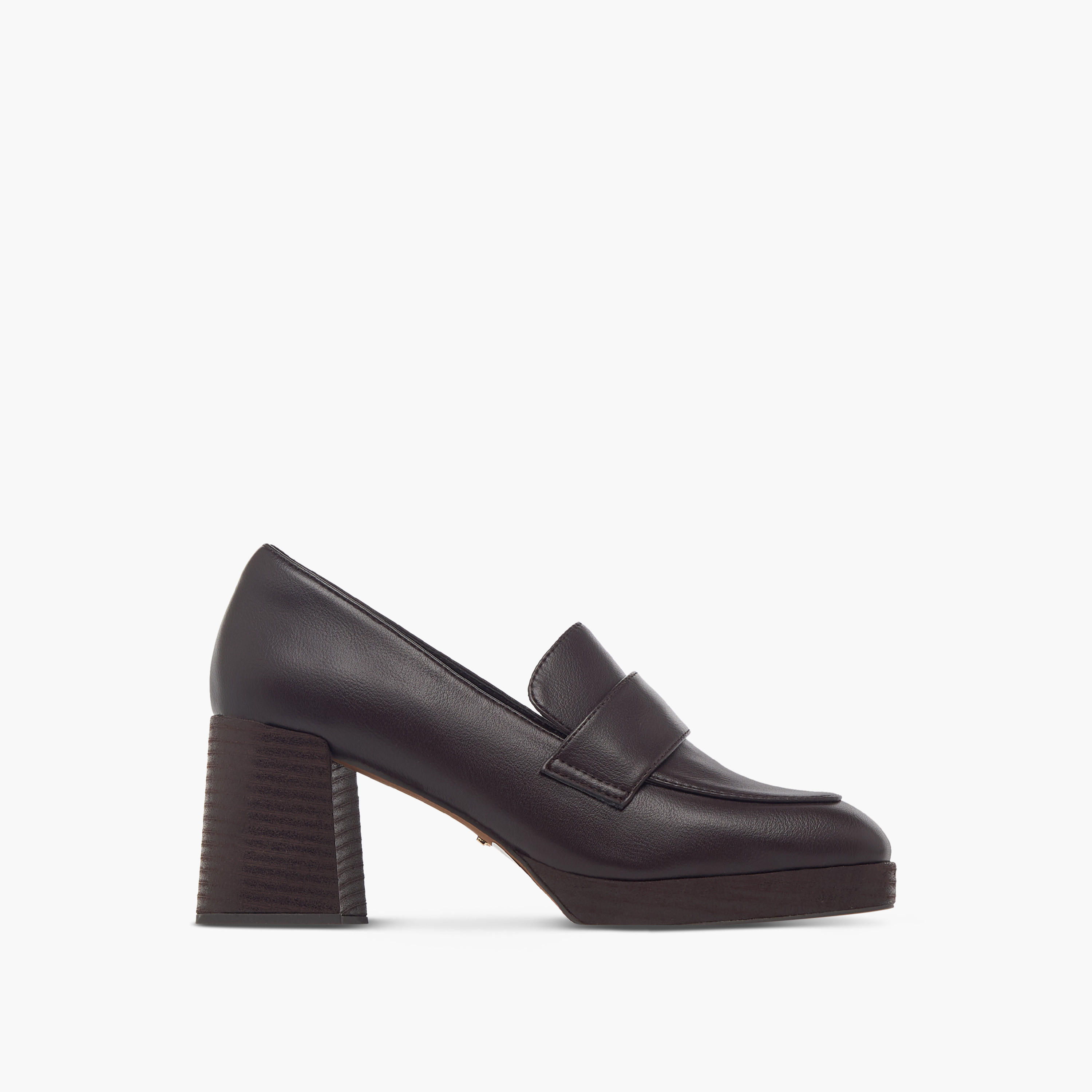 Paprika Solid Slip-On Loafers with Block Heels-women-shoes-loafersandmoccasins-image-3