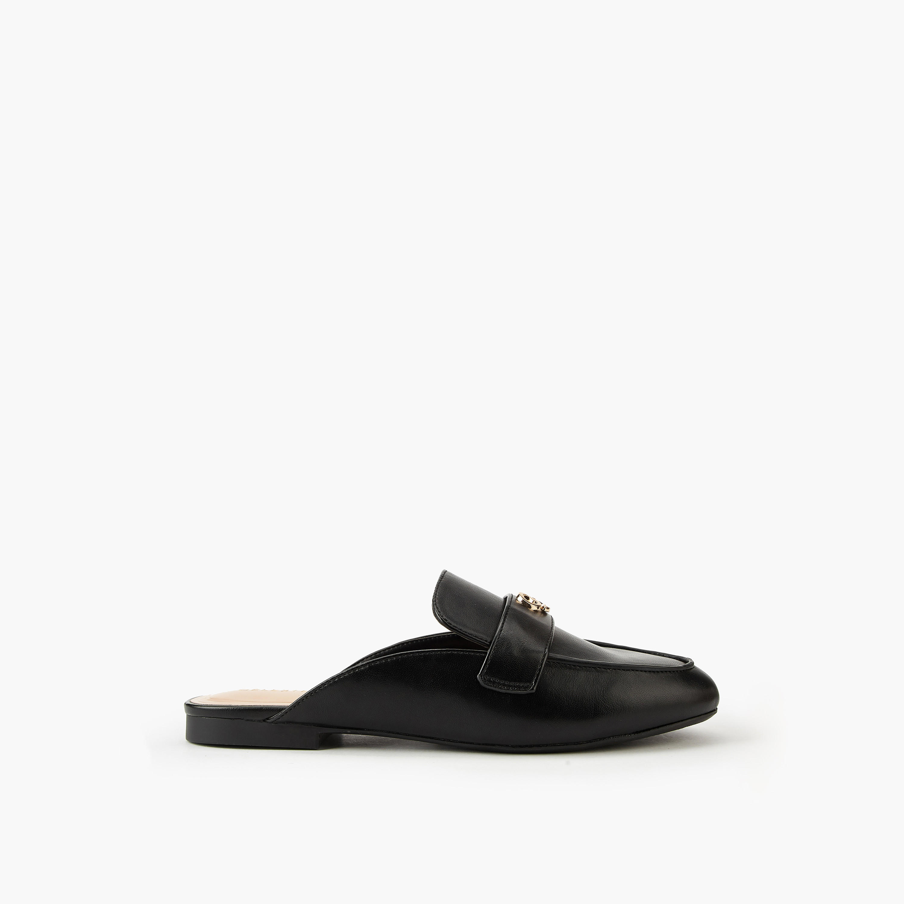 Celeste Women's Solid Slip-On Mules-women-shoes-flats-mules-image-2