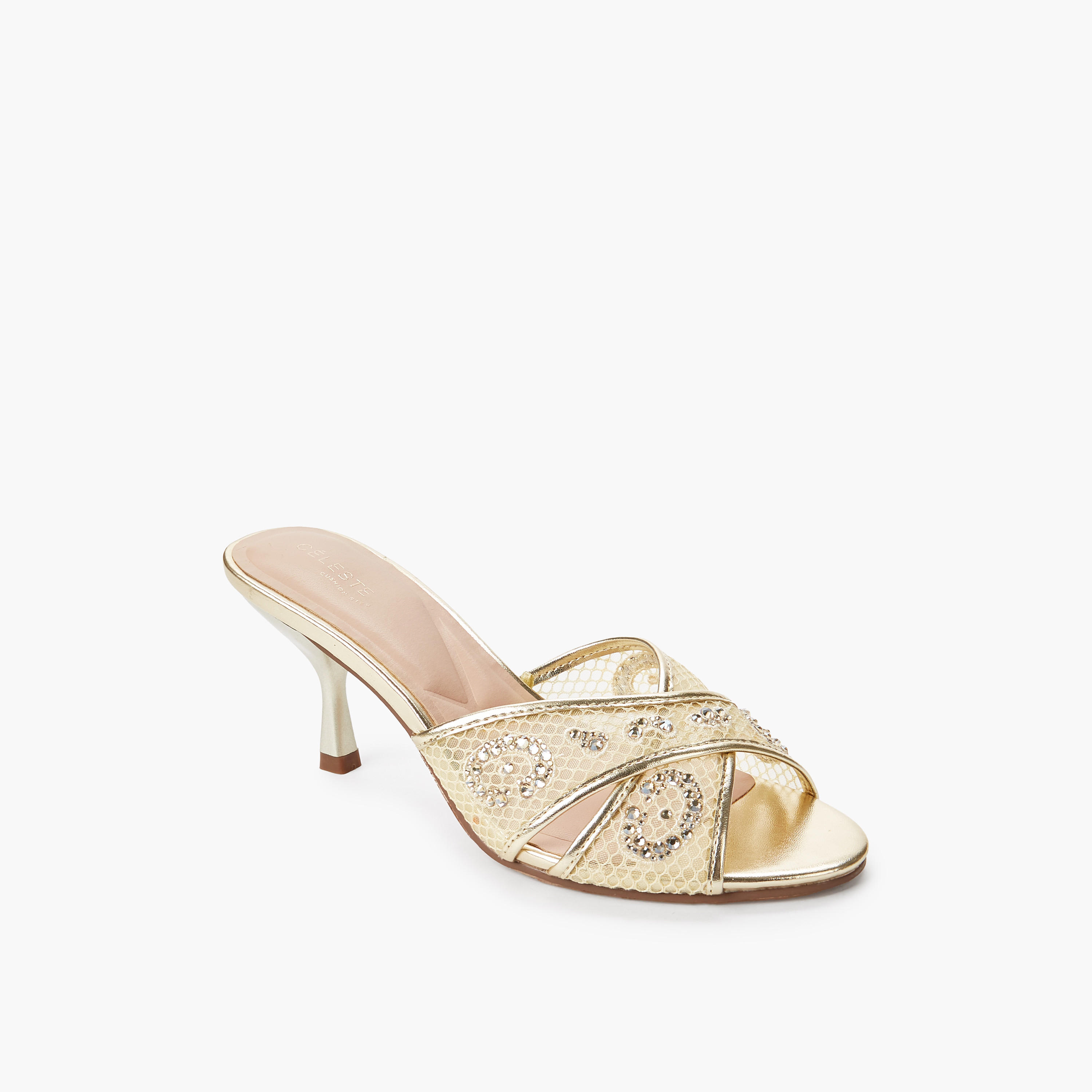 Celeste Women Embellished Cross Strap Sandals-women-shoes-sandals-heeled-image-2