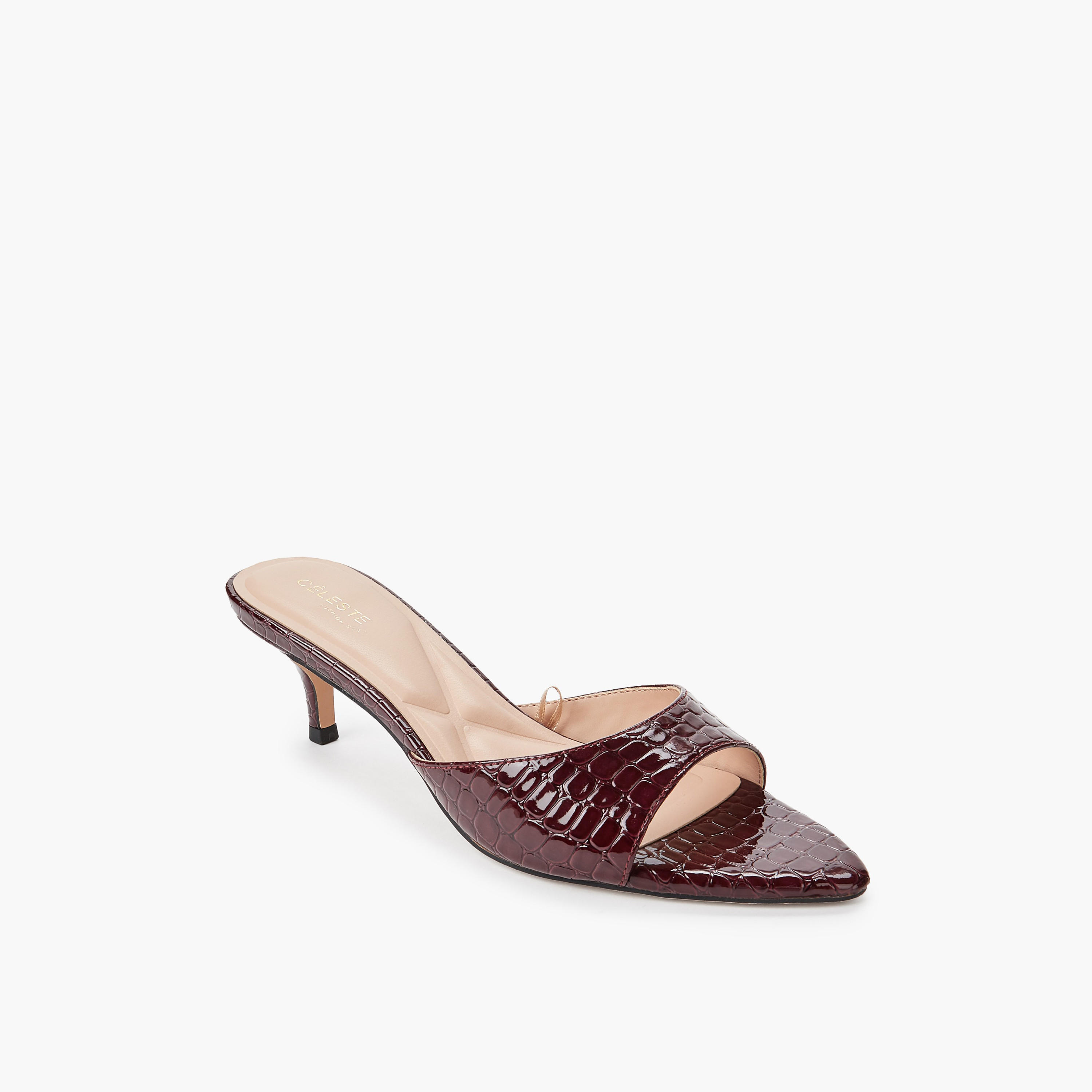 صندل بكعب صغير بارز الملمس للنساء من سيليست-women-shoes-sandals-heeled-image-2