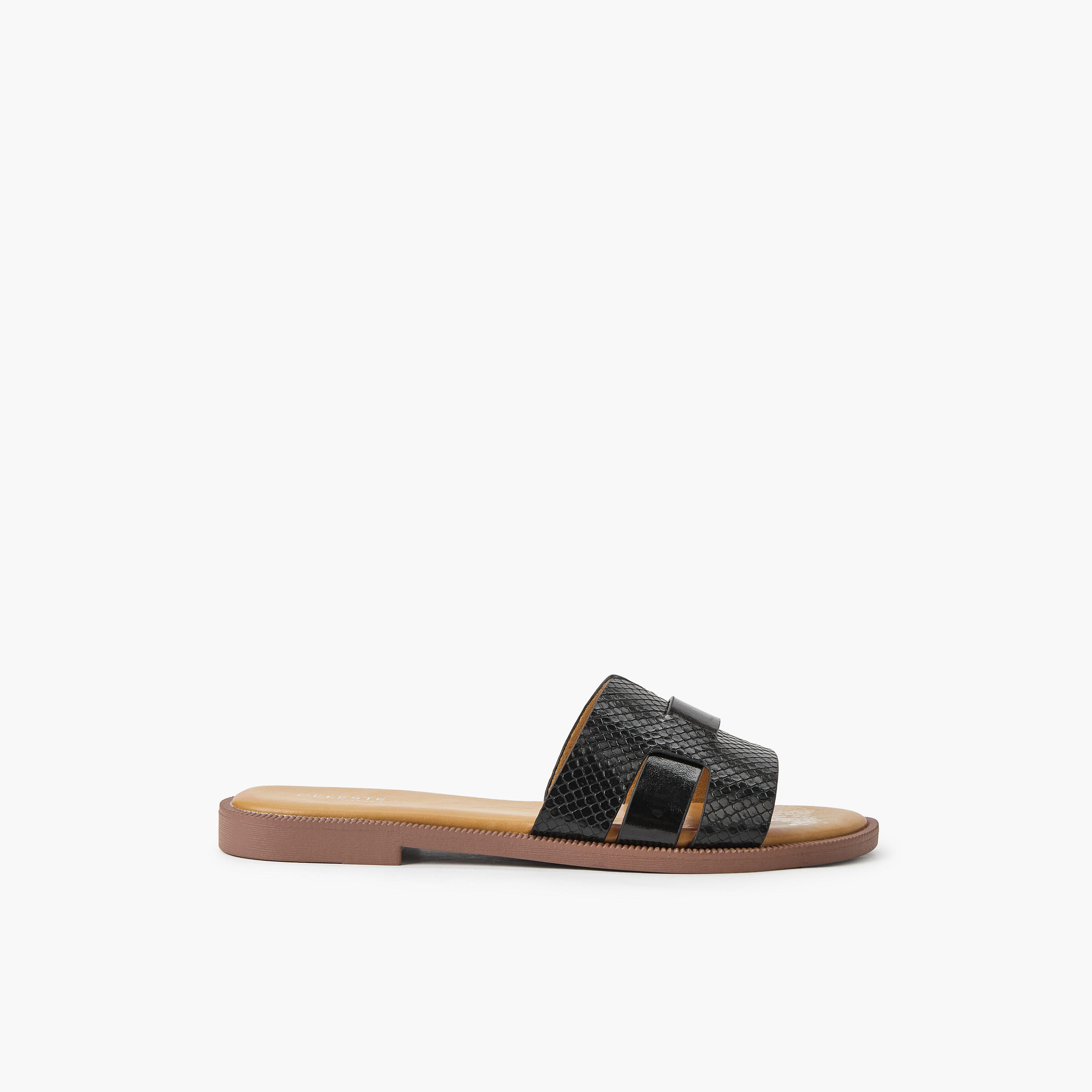 Celeste Women Textured Flat Sandals-women-shoes-flats-sandals-image-3