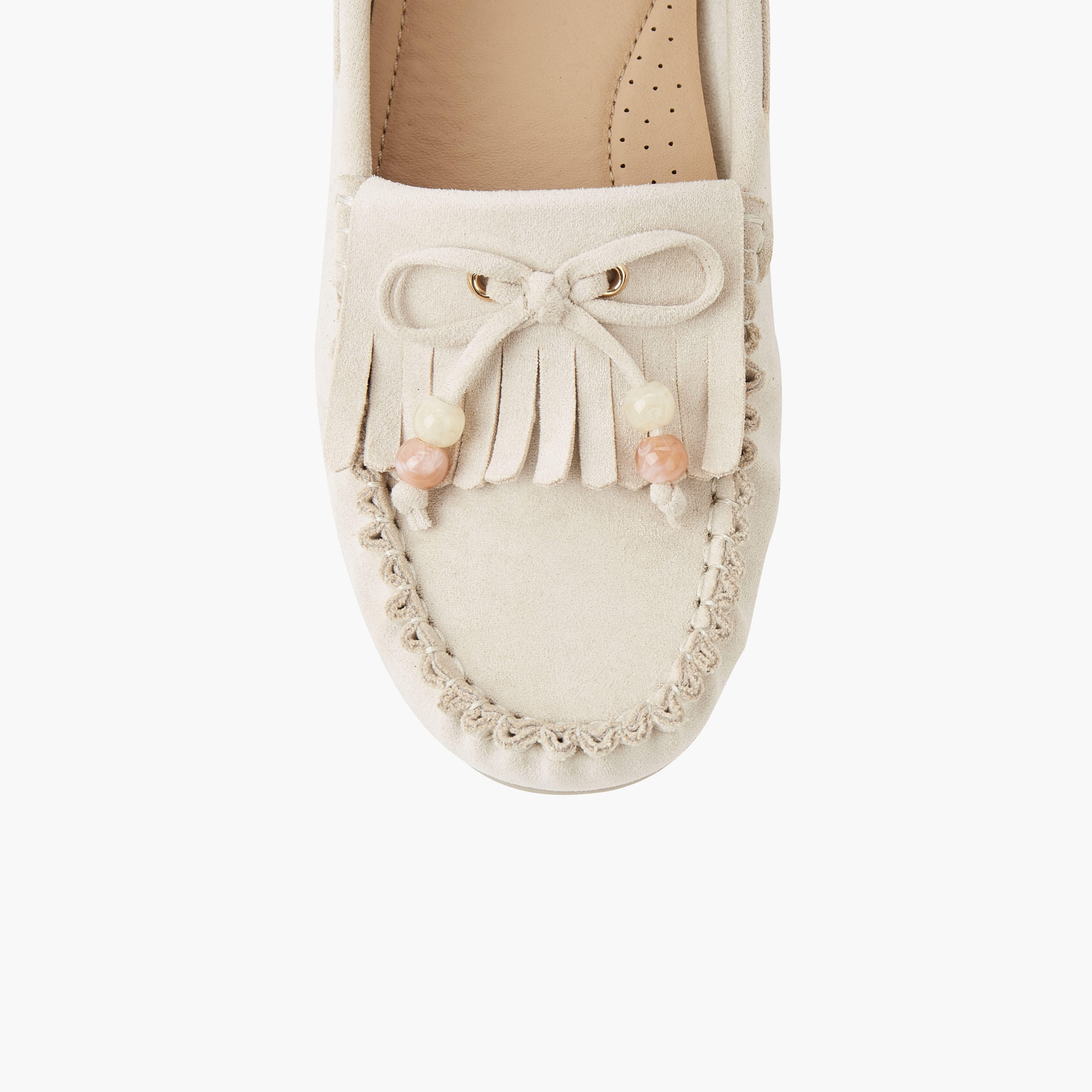 حذاء موكاسين بارز الملمس للنساء من لو كونفورت-women-shoes-loafersandmoccasins-image-5