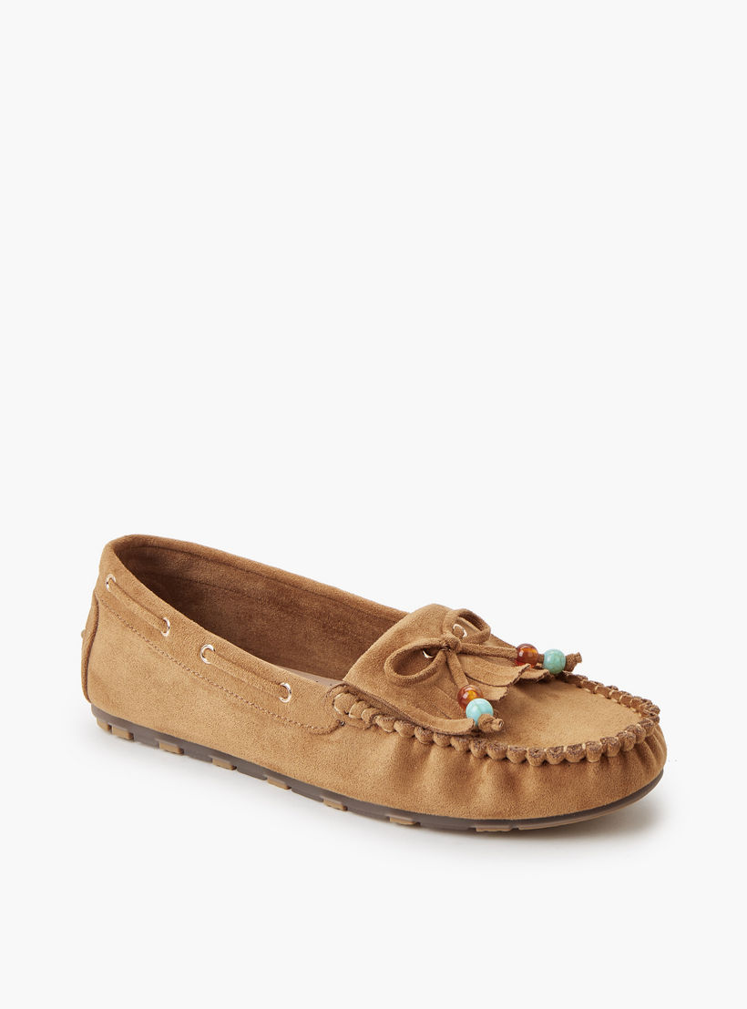 Le Confort Women Textured Moccasins-women-shoes-loafersandmoccasins-image-2