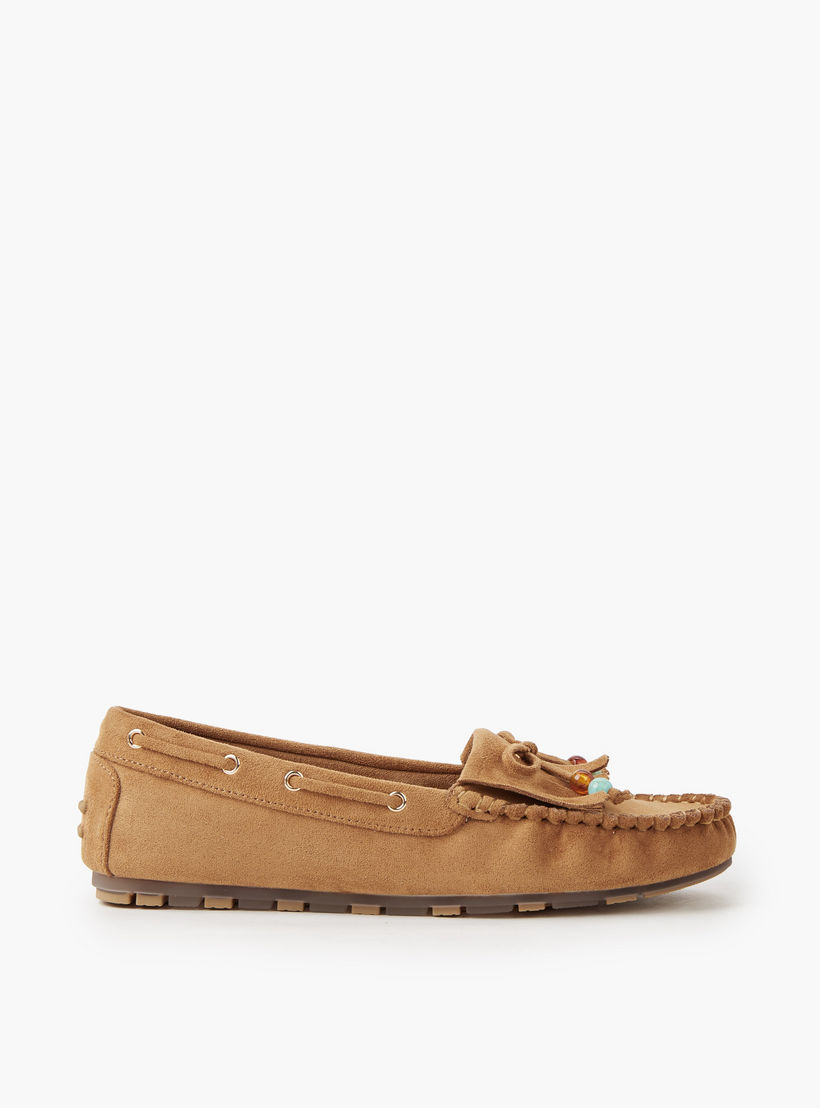 Le Confort Women Textured Moccasins-women-shoes-loafersandmoccasins-image-3