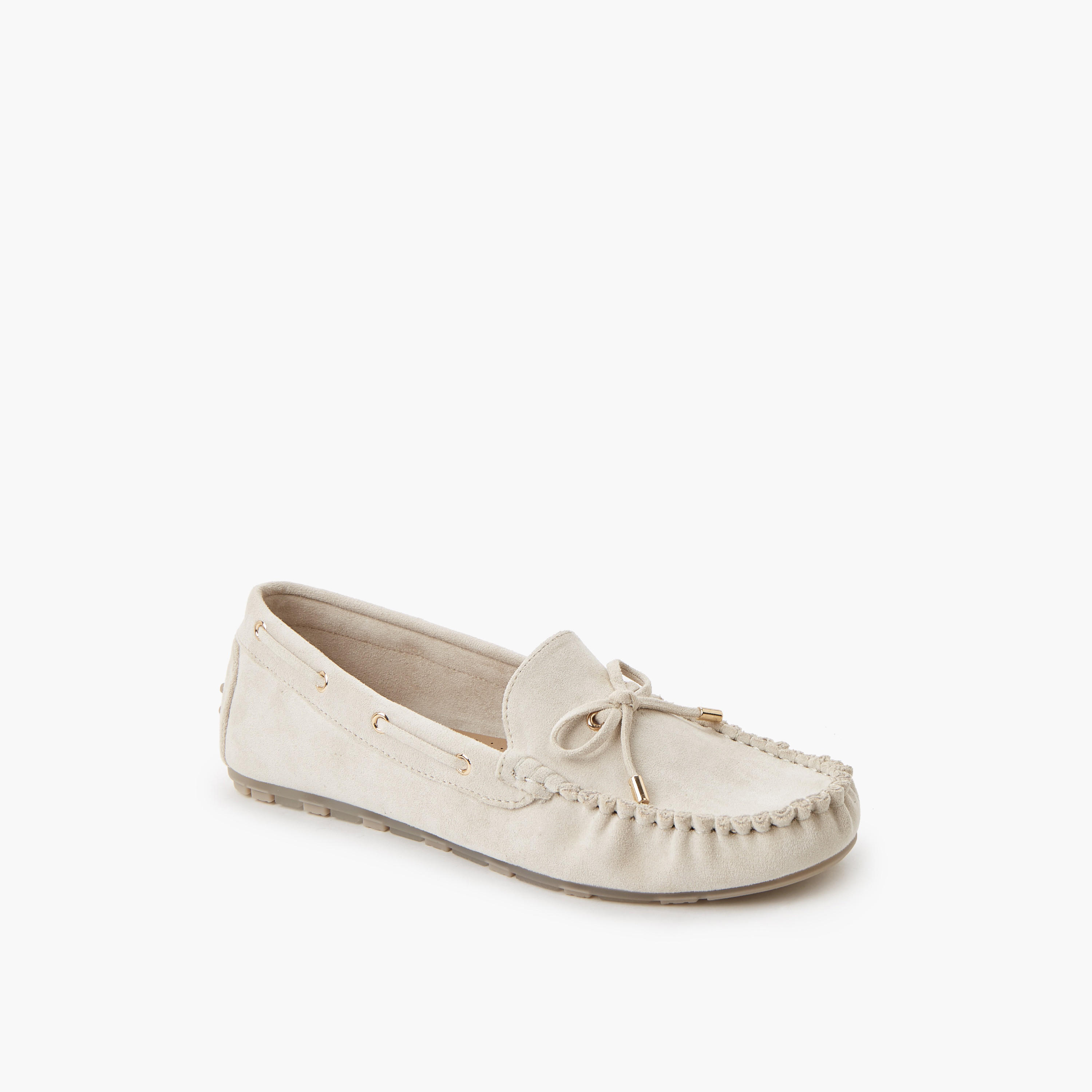 Le Confort Women Textured Moccasins-women-shoes-loafersandmoccasins-image-2