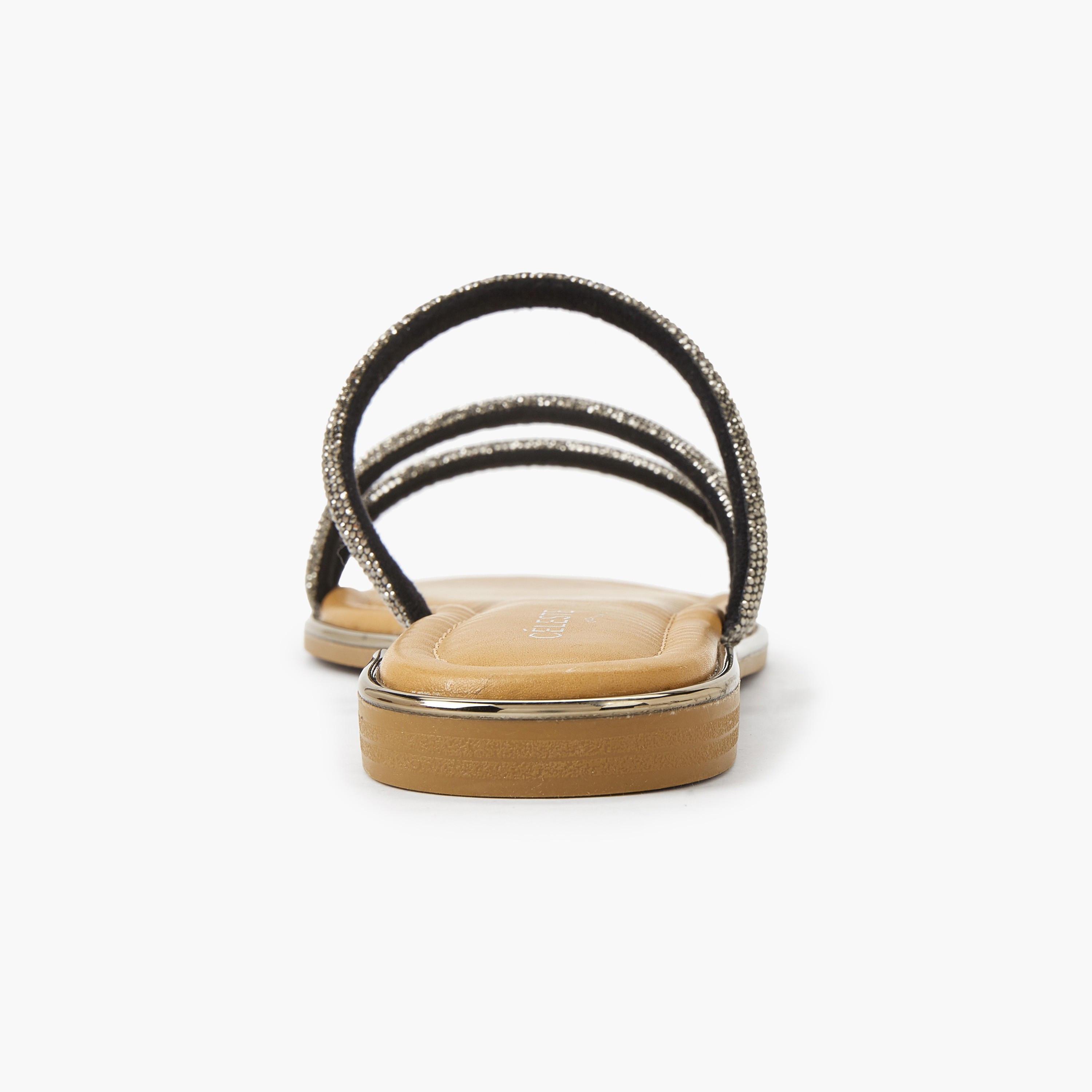 Celeste Women Stone Embellished Flat Sandals-women-shoes-flats-sandals-image-4