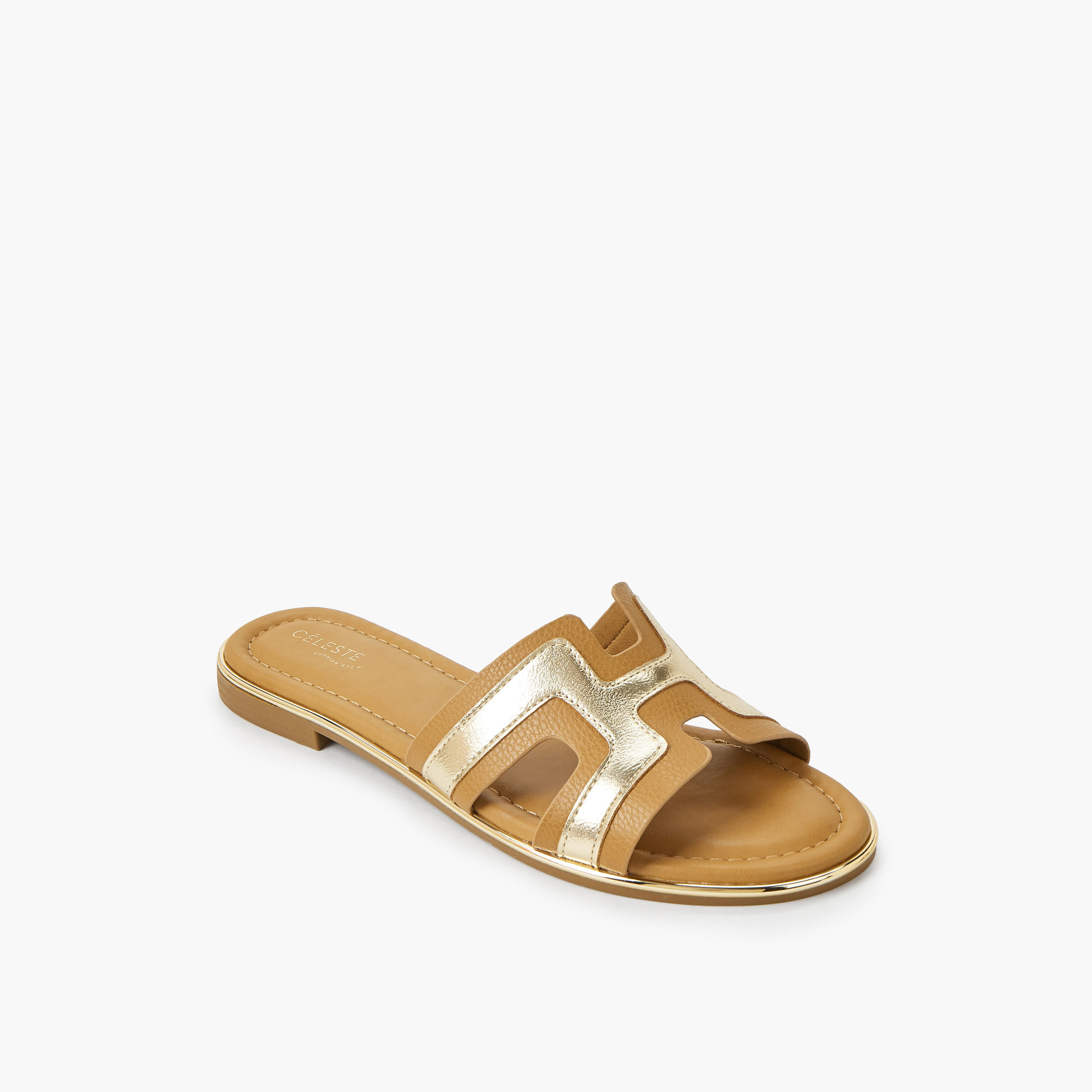 Celeste Women Panel Detail Flat Sandals-women-shoes-flats-sandals-image-2