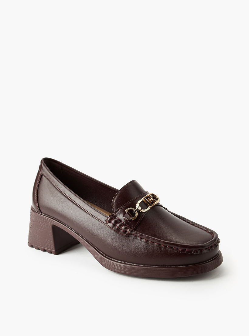 Flora Bella Women Block Heel Loafers-women-shoes-flats-loafers-image-2