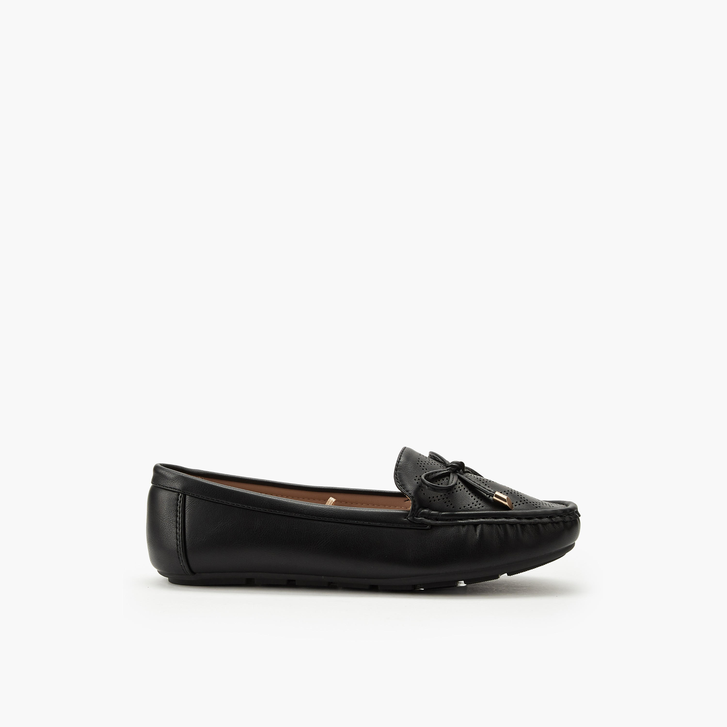 Le Confort Women Perforated Design Slip-On Loafers-women-shoes-loafersandmoccasins-image-3
