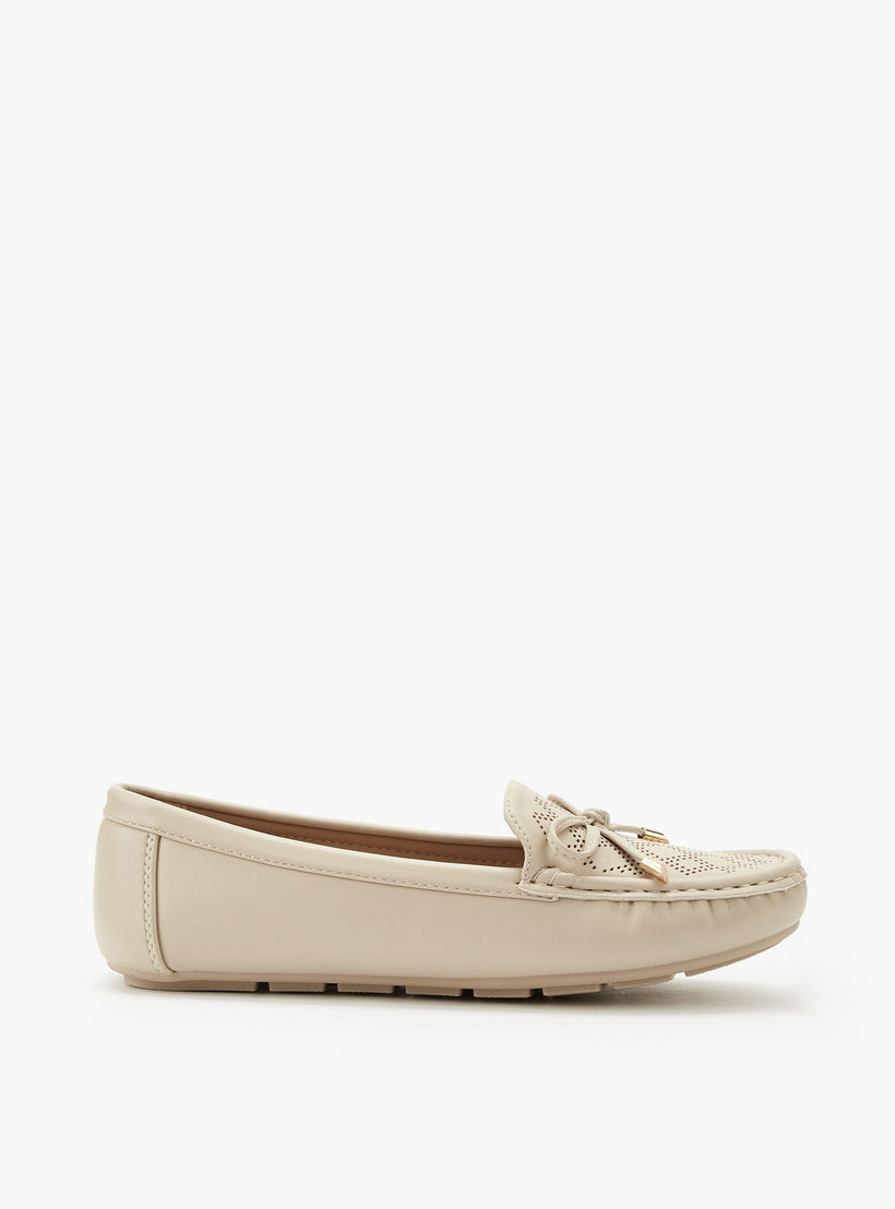 Le Confort Women Perforated Design Slip-On Loafers-women-shoes-loafersandmoccasins-image-3