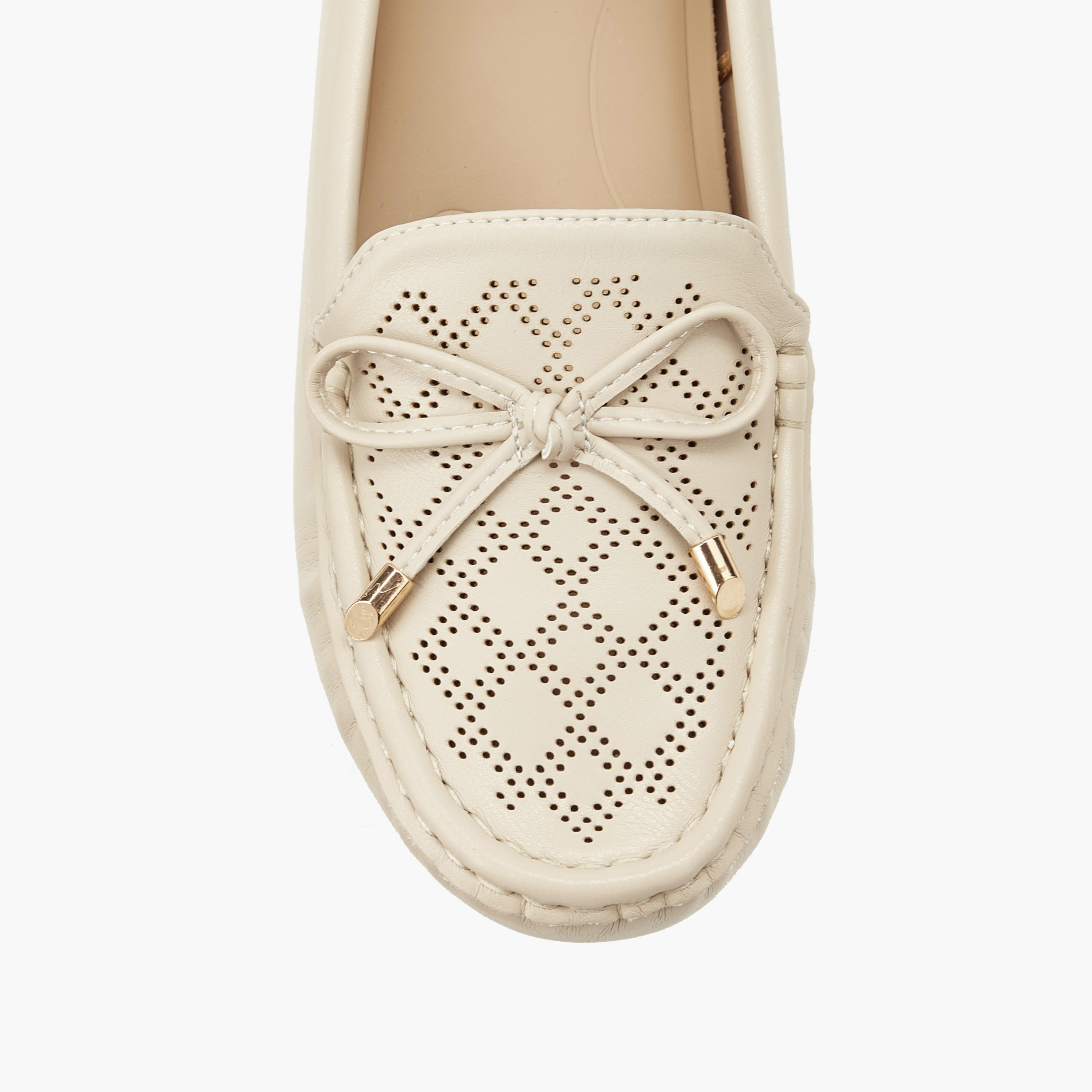 Le Confort Women Perforated Design Slip-On Loafers-women-shoes-loafersandmoccasins-image-4