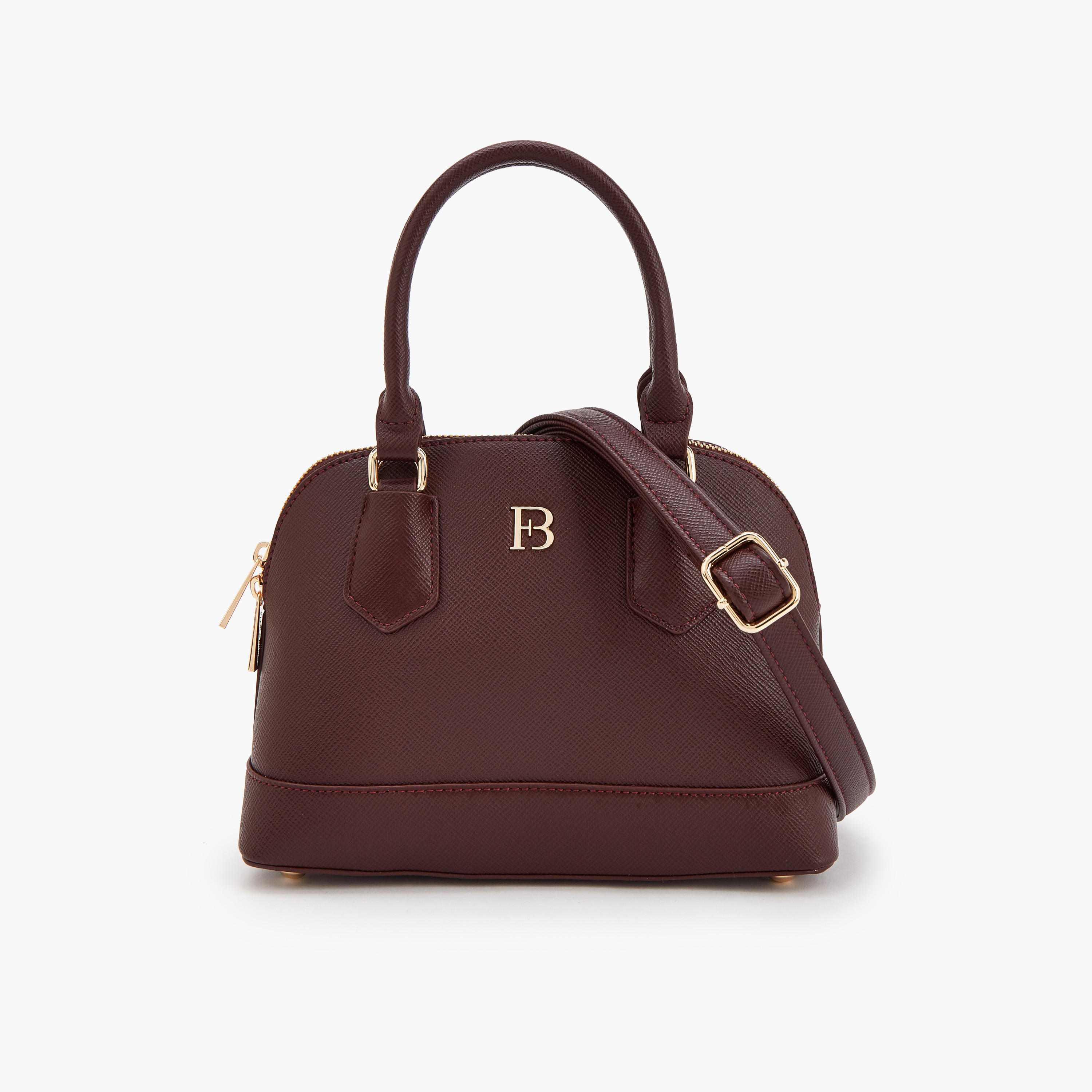 Flora Bella Textured Tote Bags with Detachable Strap-women-bagsandwallets-handbags-image-1
