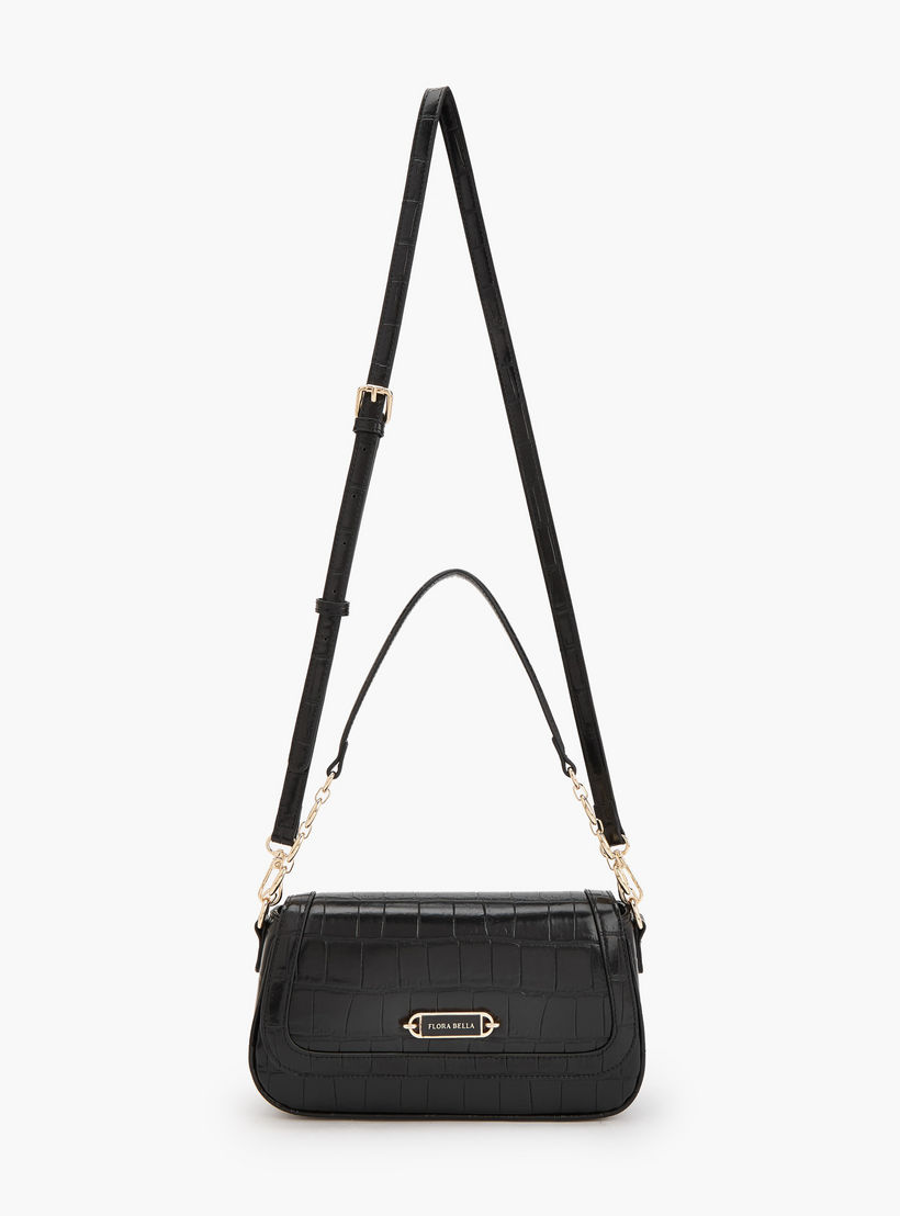 شنطة كروس بودي بارزة الملمس بطية إغلاق مغناطيسية من فلورا بيلا-women-bagsandwallets-handbags-image-2