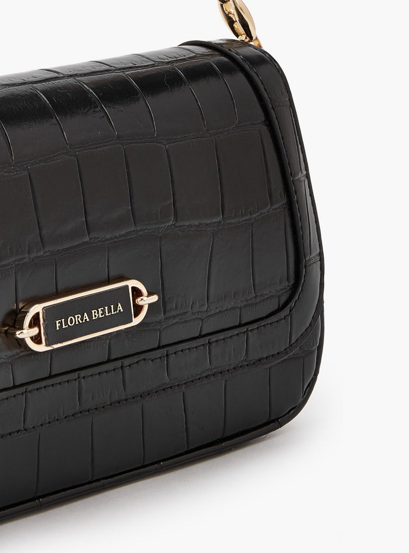 شنطة كروس بودي بارزة الملمس بطية إغلاق مغناطيسية من فلورا بيلا-women-bagsandwallets-handbags-image-4
